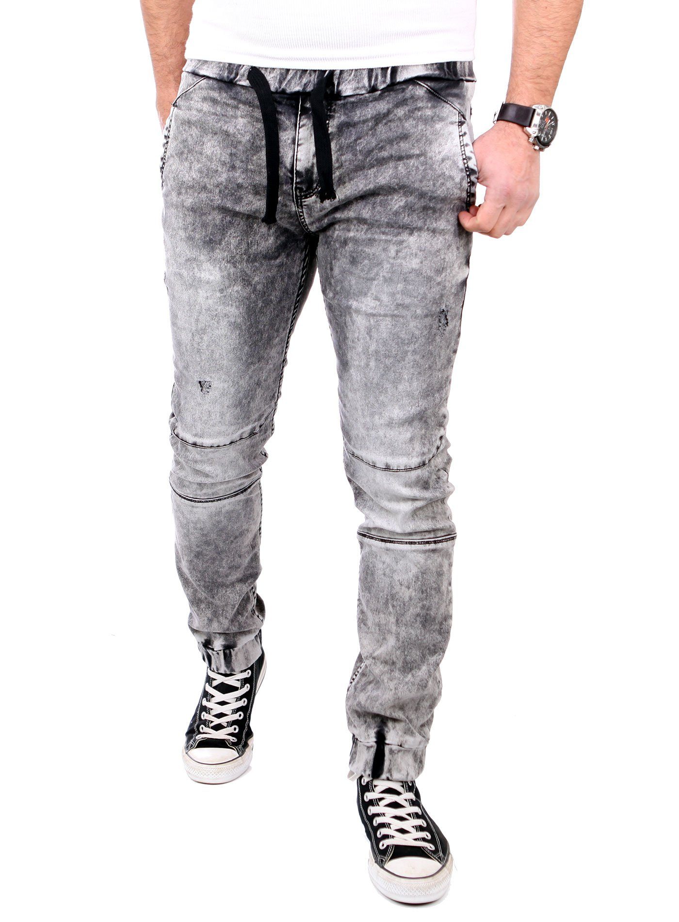 VSCT Stretch-Jeans VSCT Jeans Herren Nash Cuffed Moonwash Vintage Slim ...