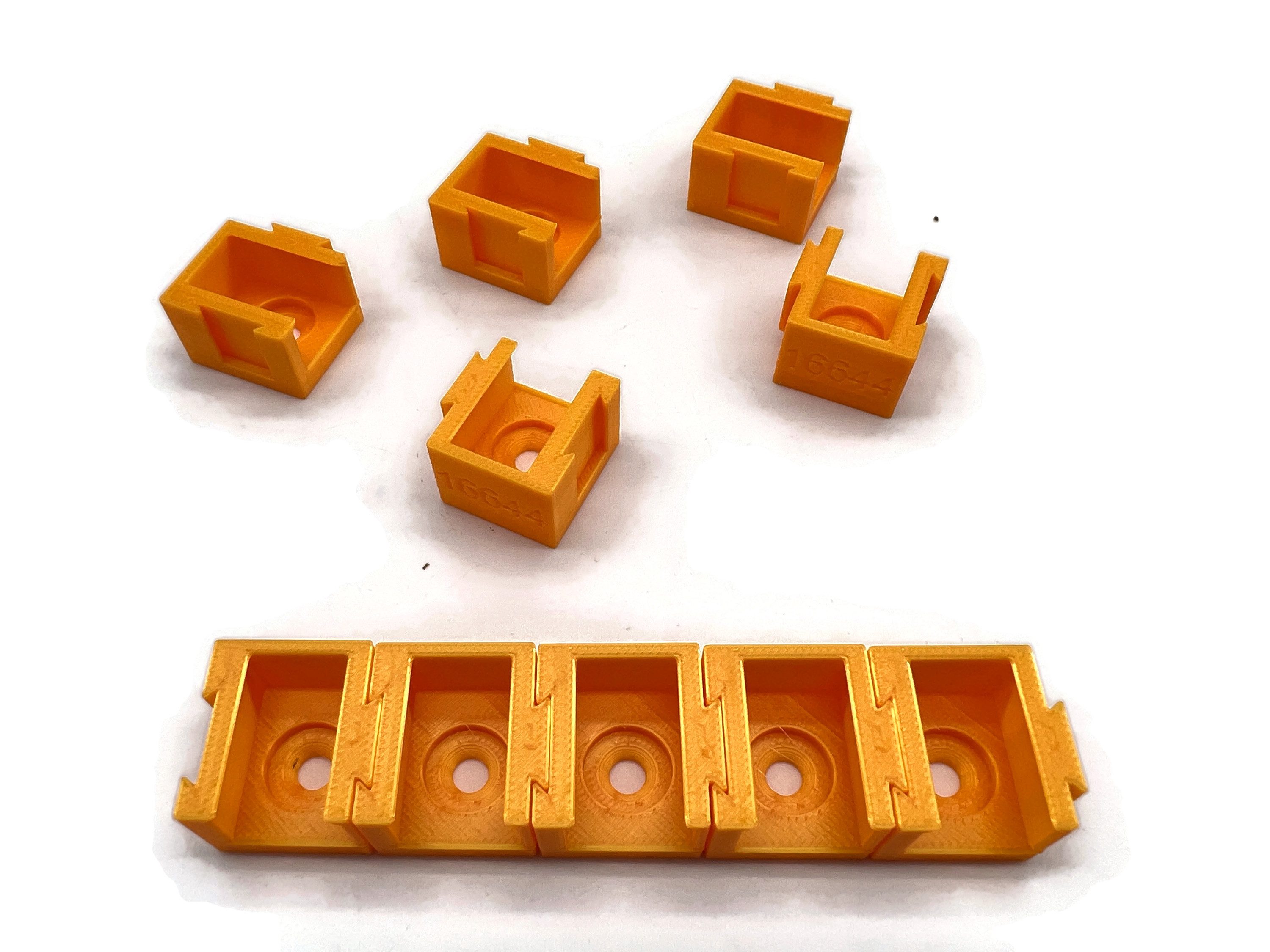 eXODA Verbindungsklemme 10x Halterung für Wago 2er Klemmen Typ 221-612 bis 6mm2 von, Klemmenhalter für 10 Klemmen, 10er Pack