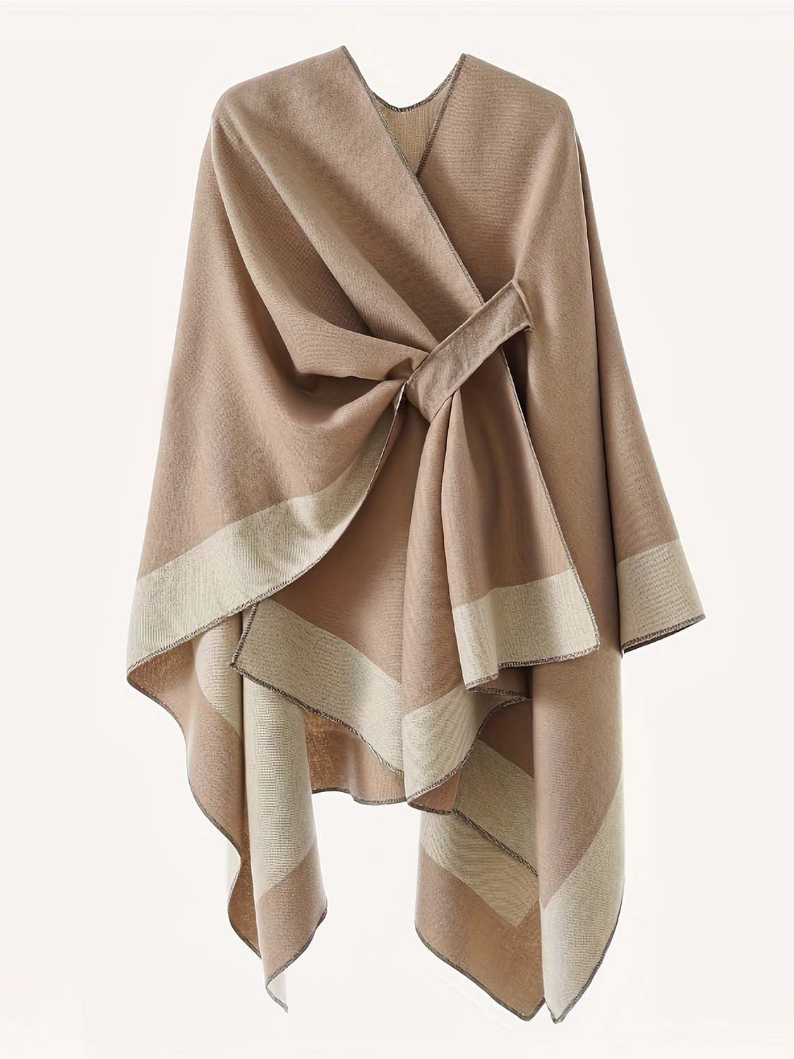 Oemmn Poncho Damen Schal,Poncho,Wärmender Schal für alle Jahreszeiten