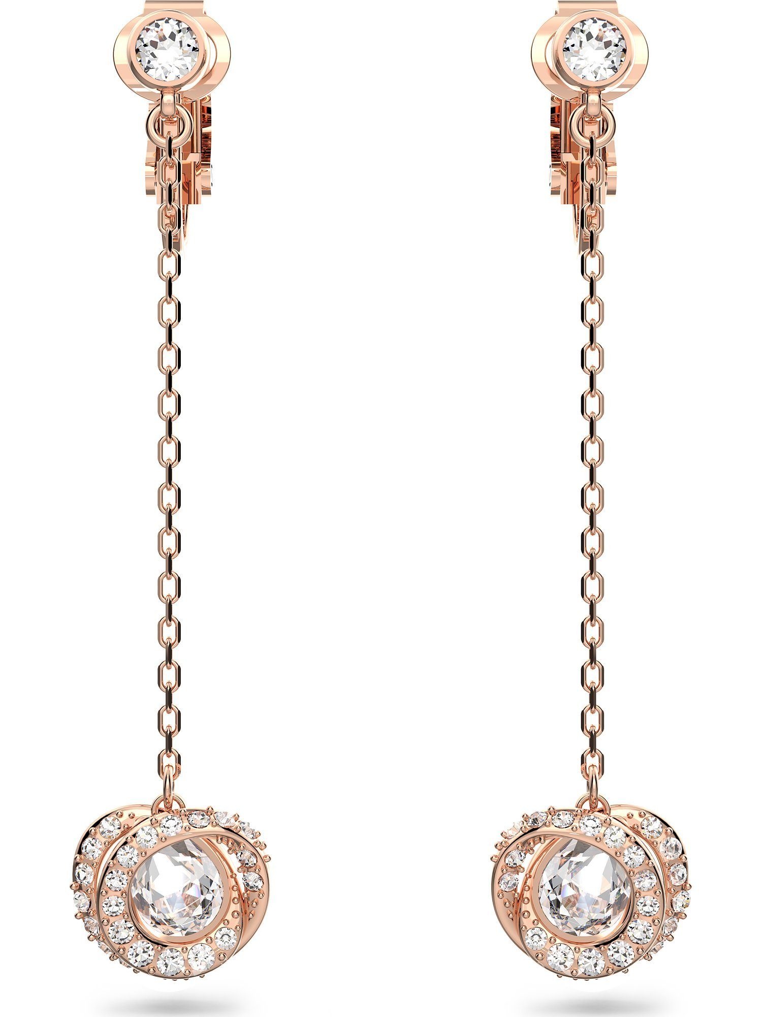 Swarovski Single-Ohrstecker Swarovski Damen-Ohrclip Metall Swarovski-Kristall