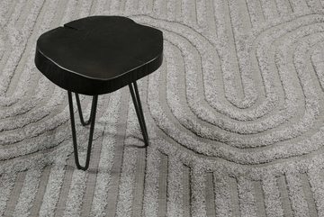 Teppich Miles, In -und Outdoor geeignet, Esprit, rechteckig, Höhe: 20 mm, Hoch-Tief-Effekt, grafisches Design, uni, modern, Außenbereich