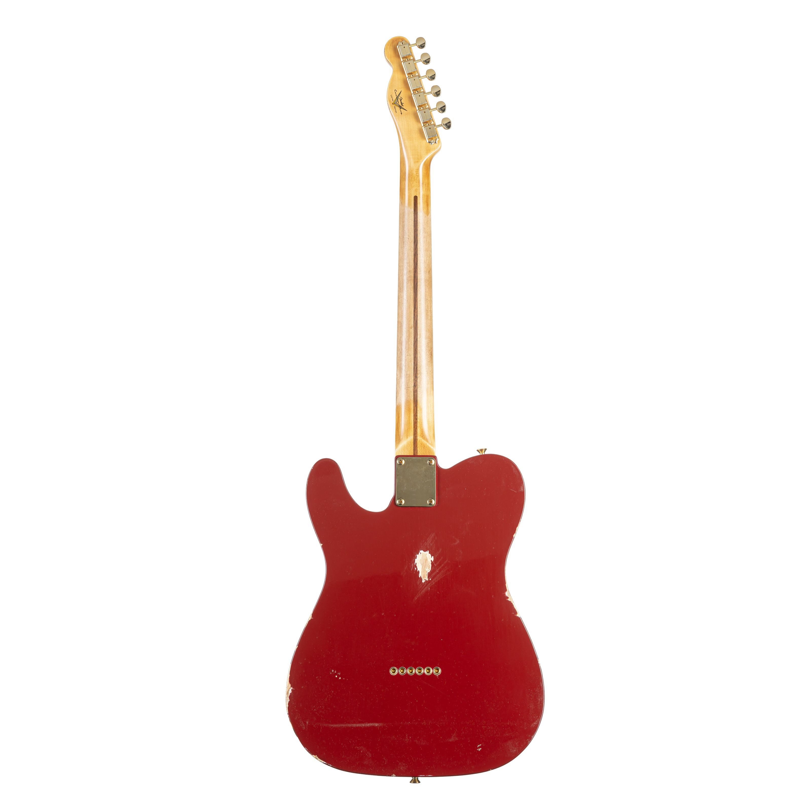Fender E-Gitarre, E-Gitarren, Premium-Instrumente, Limited Edition Hotshot Telecaster Relic Aged Cimarron Red - Custom