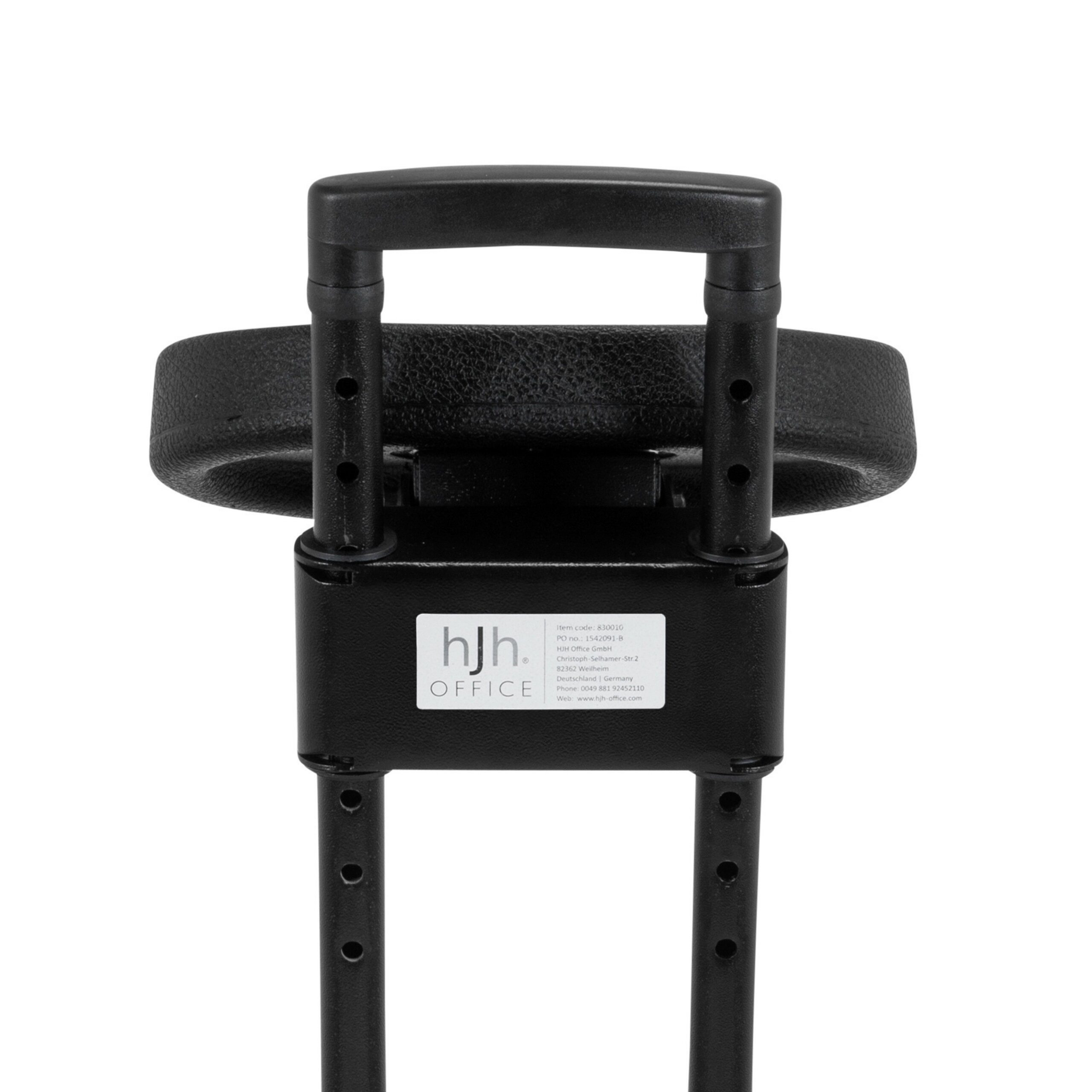 hjh OFFICE Stehhilfe TOP WORK 32 Arbeitshocker Kunststoff Höhe 86.0 cm, Ergonomischer Stehsitz, Höhe & Neigung verstellbar