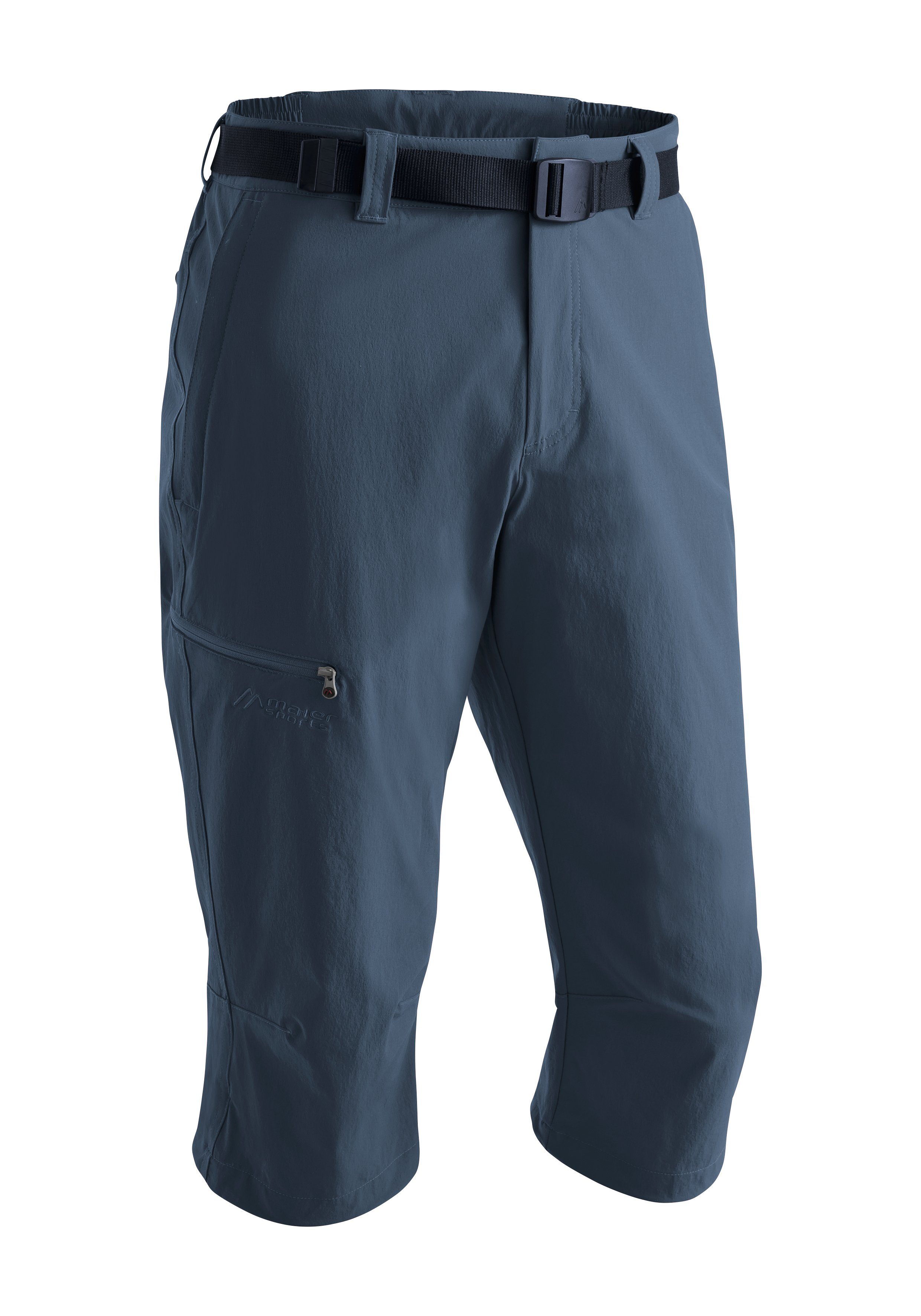 Maier Sports Caprihose Jennisei Funktionscapri aus atmungsaktivem, elastischem Material jeansblau