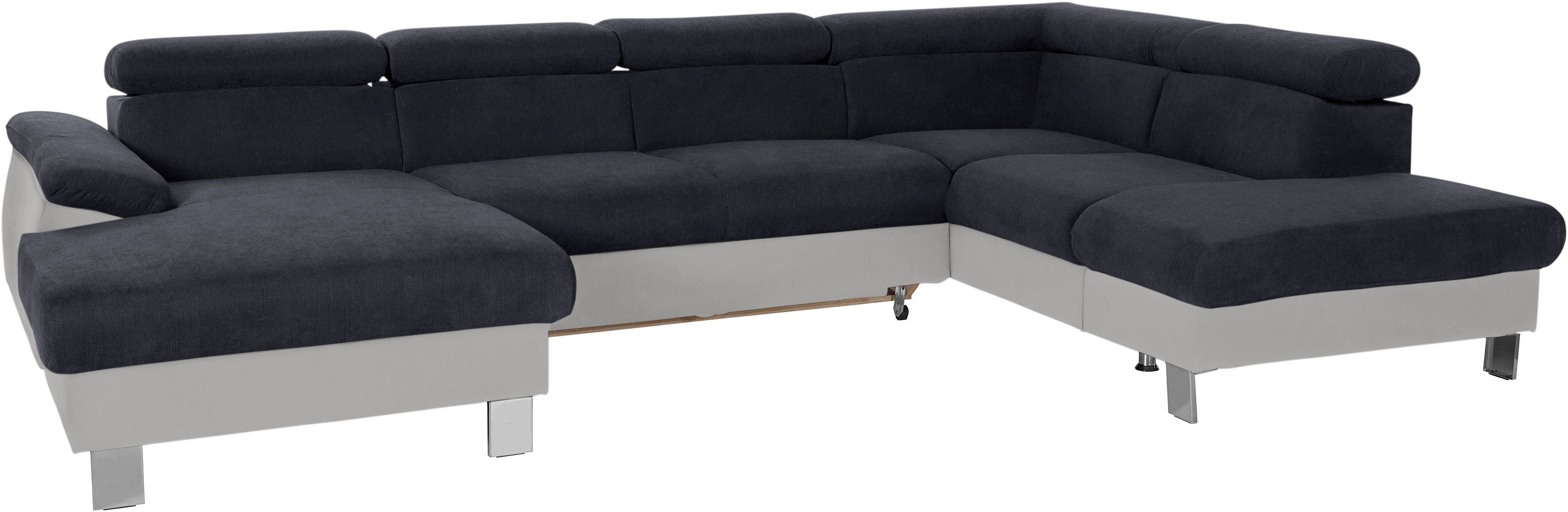 COTTA Wohnlandschaft "Komaris U-Form, B: 320 cm" mit Kopfteilverstellung, o günstig online kaufen