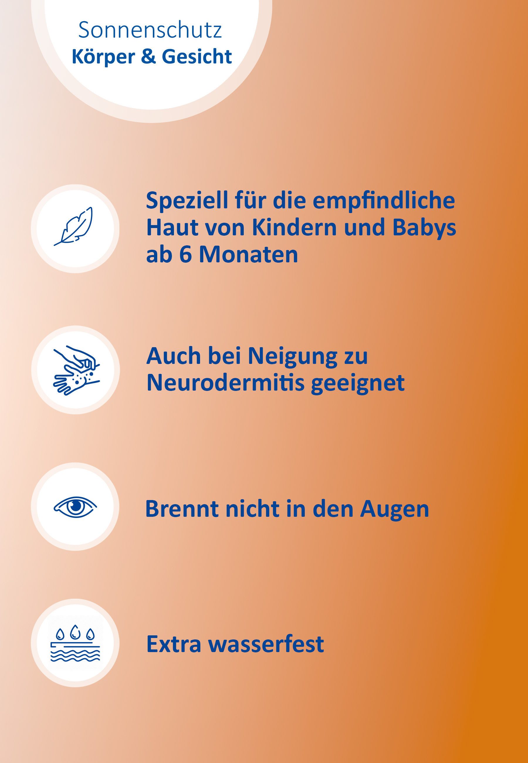 Ladival Sonnenschutzmilch Sonnencreme Empfindliche Kinderhaut Sonnenschutz-Milch, Sonnencreme für Kinder, ab 6 Monaten geeignet, extra wasserfest, 4-fach Zellschutz