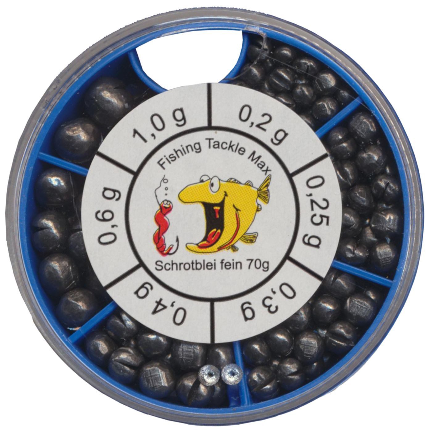 Fishing Tackle Max Bleischrot FTM Schrotblei fein - 70g Spaltbleie