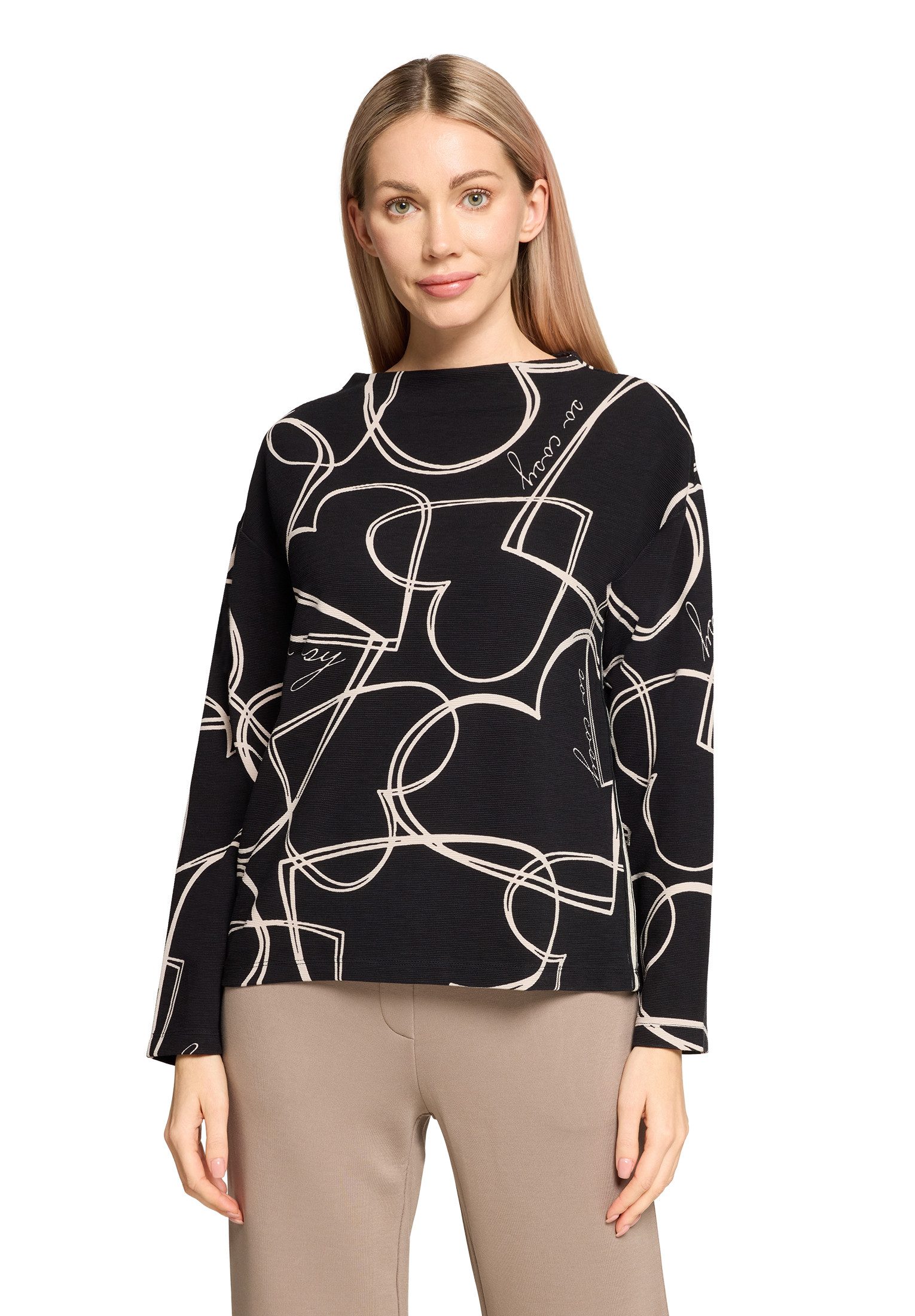 Betty Barclay Sweatshirt Damen mit Rippenstruktur günstig online kaufen