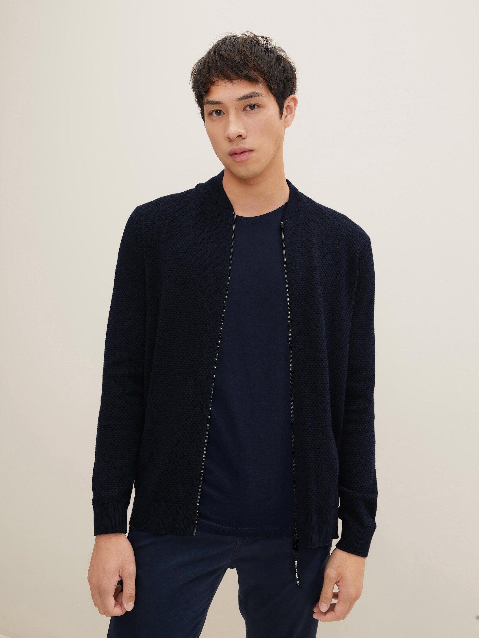Tom Tailor Herren Strickjacke – Weicher Cardigan Mit Kaschmir-Anteil