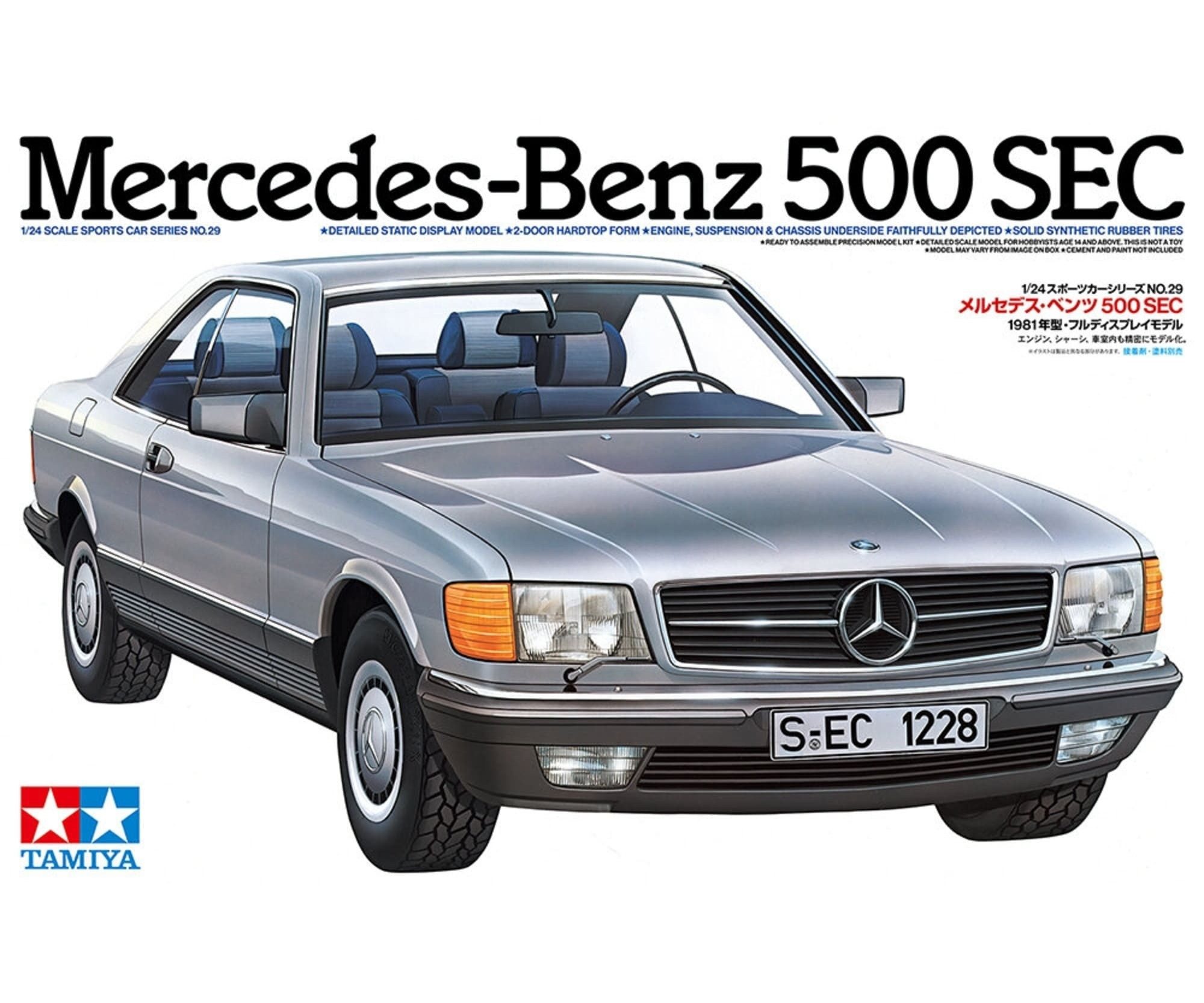 Tamiya Modellbausatz Tamiya 1:24 Mercedes-Benz 500 SEC