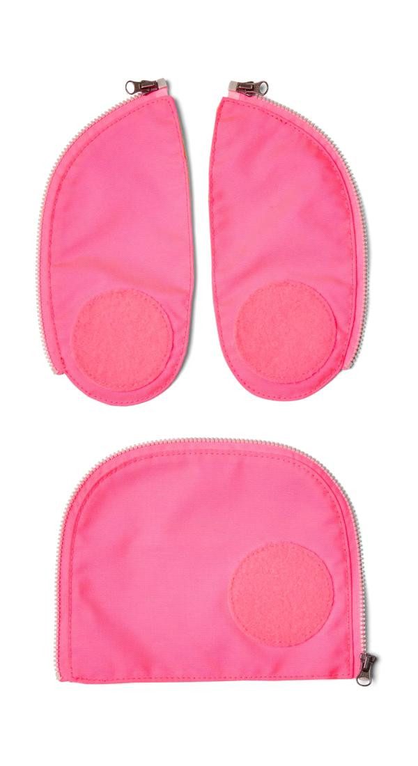 ergobag Schulranzen Fluo Zip Set (3-tlg), reflektierend