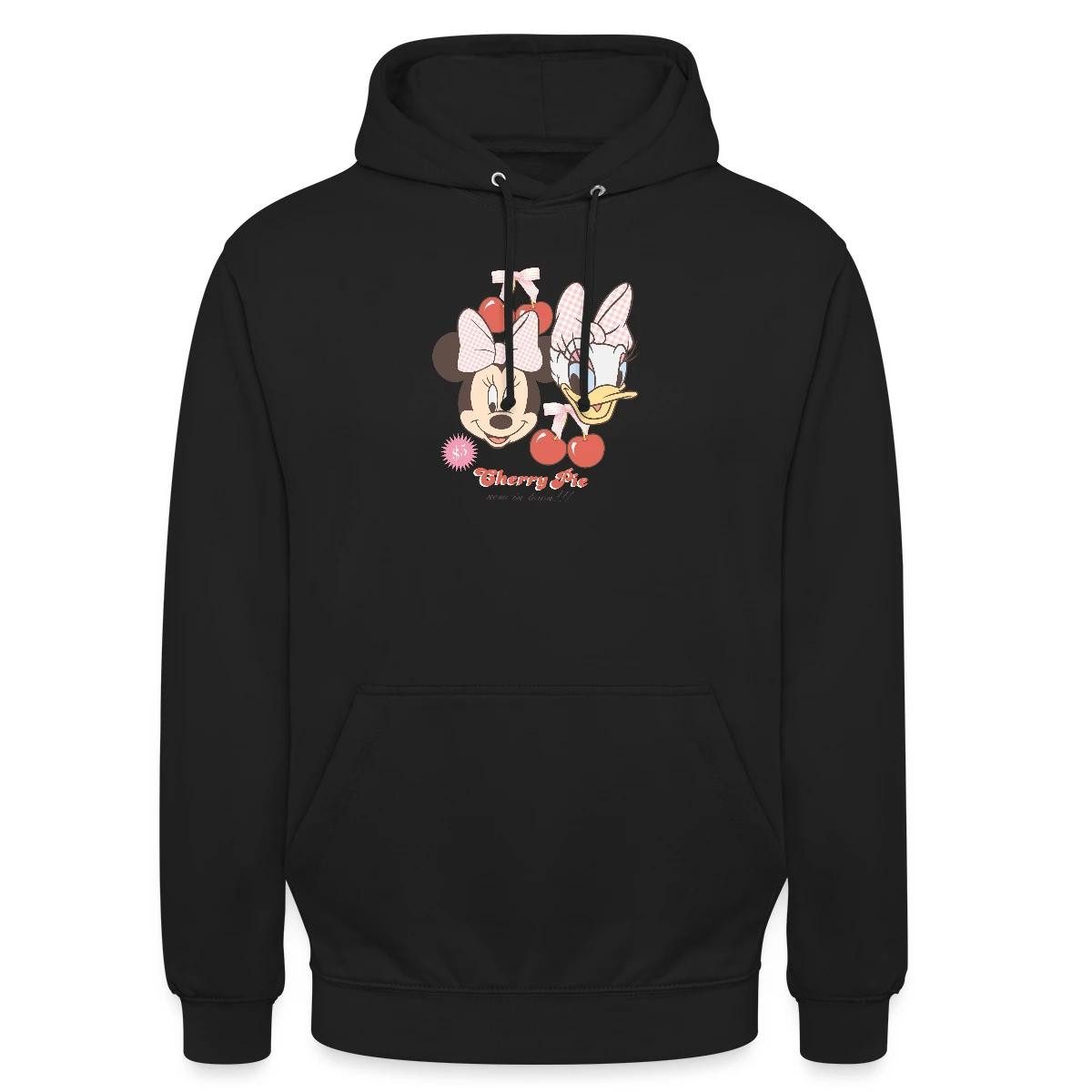 Spreadshirt Hoodie Mickey & Minnie Cherry Pie Minnie & Daisy Unisex Hoodie (1-tlg)