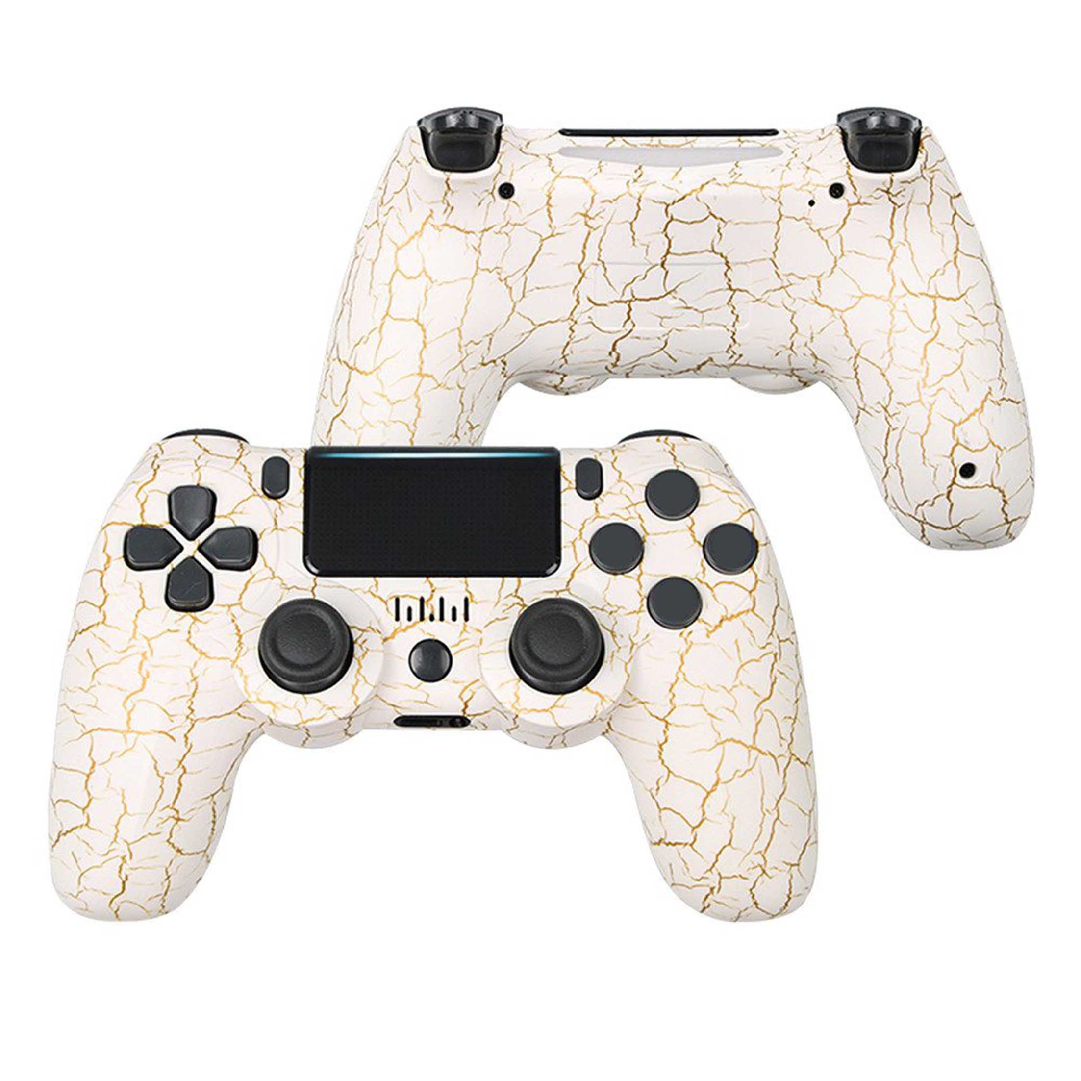 KINSI Gamepad,Game Controller, 600mAh, Wireless Controller für PS4 PlayStation 4-Controller (1 St., Kompatibel mit PC/PS2/PS3/PS4)