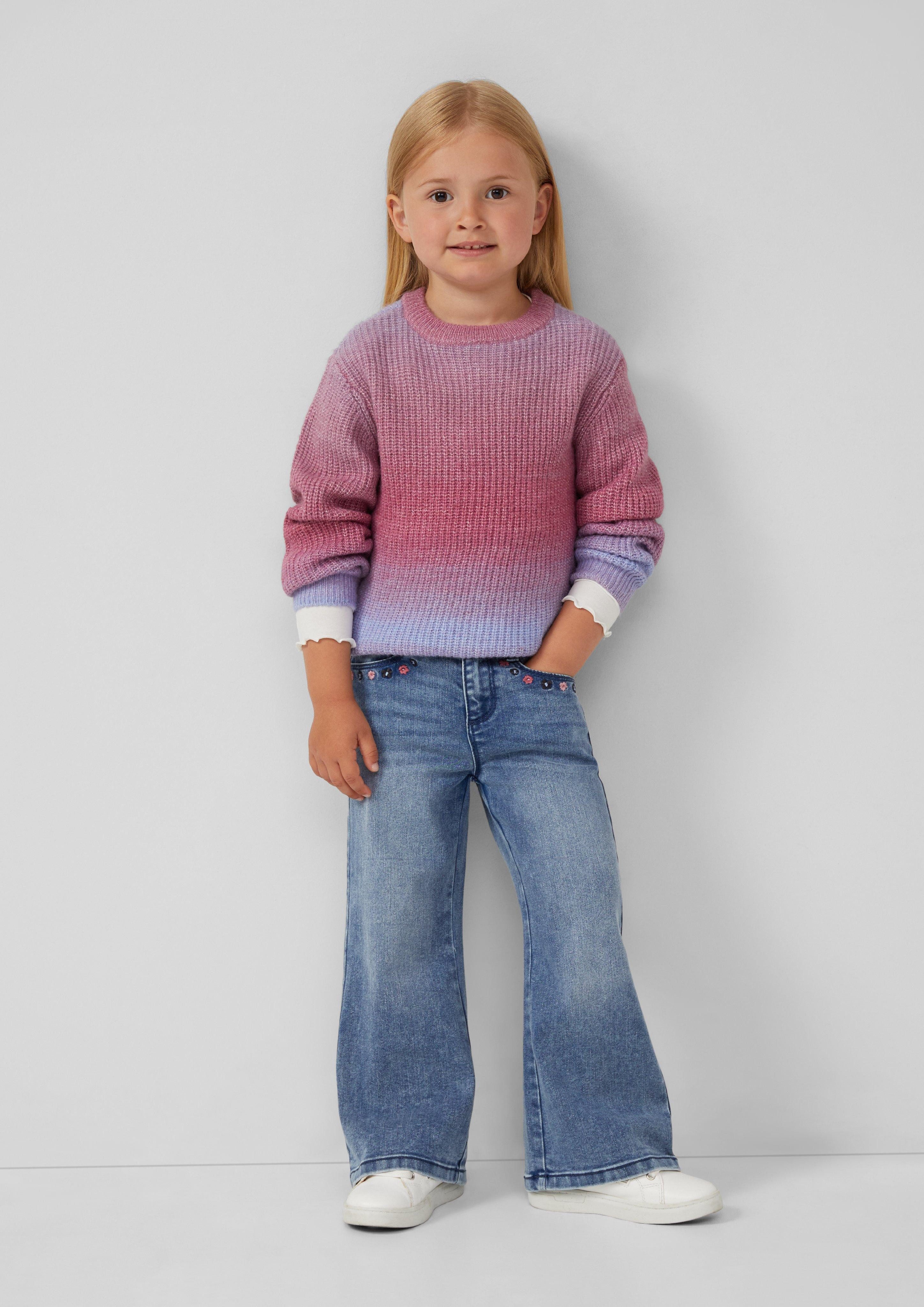 Strickpullover Strickpullover im Loose Fit mit Farbverlauf