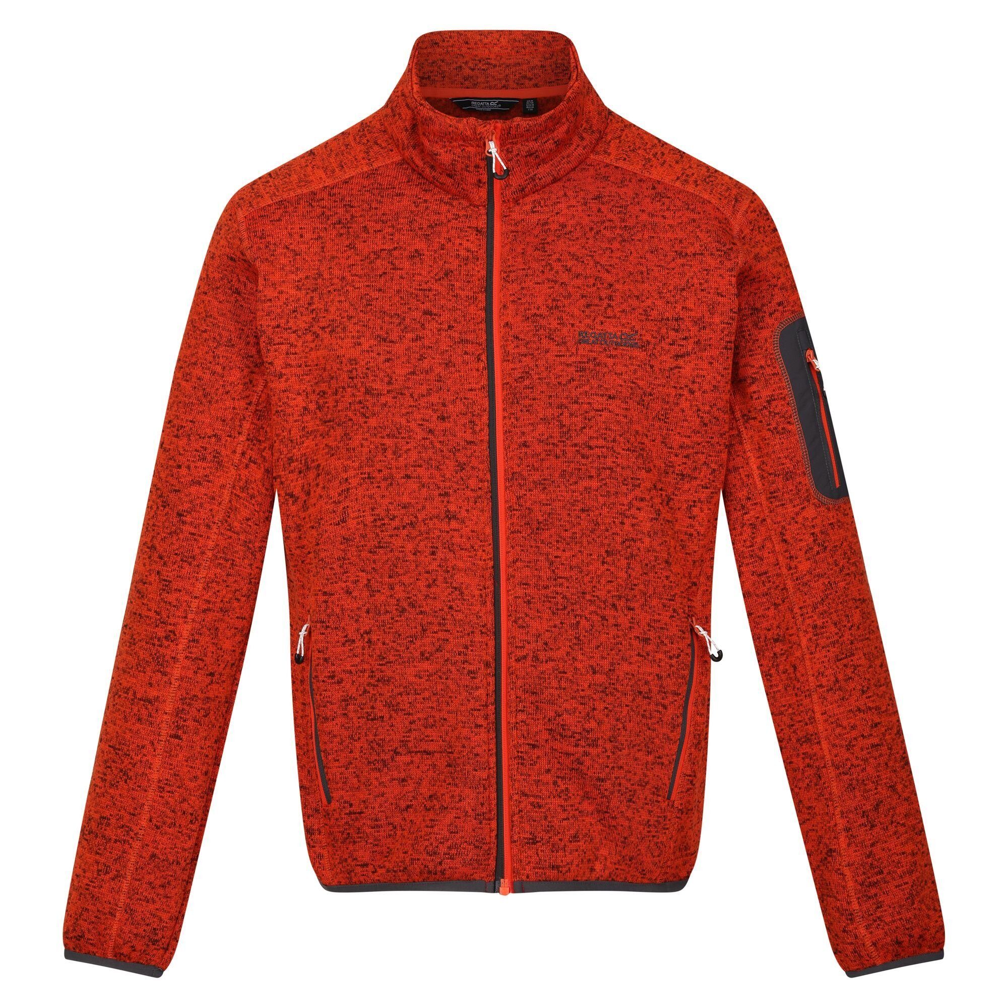 Regatta Fleecejacke Newhill für Herren, schnelltrocknend und atmungsaktiv Rusty Orange