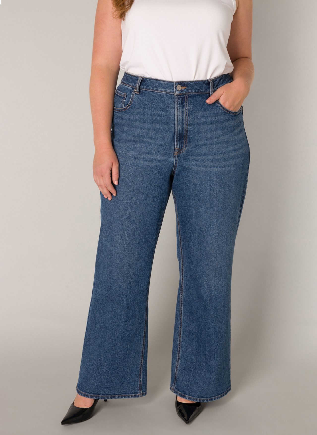 Base Level Curvy Weite Jeans in günstig online kaufen
