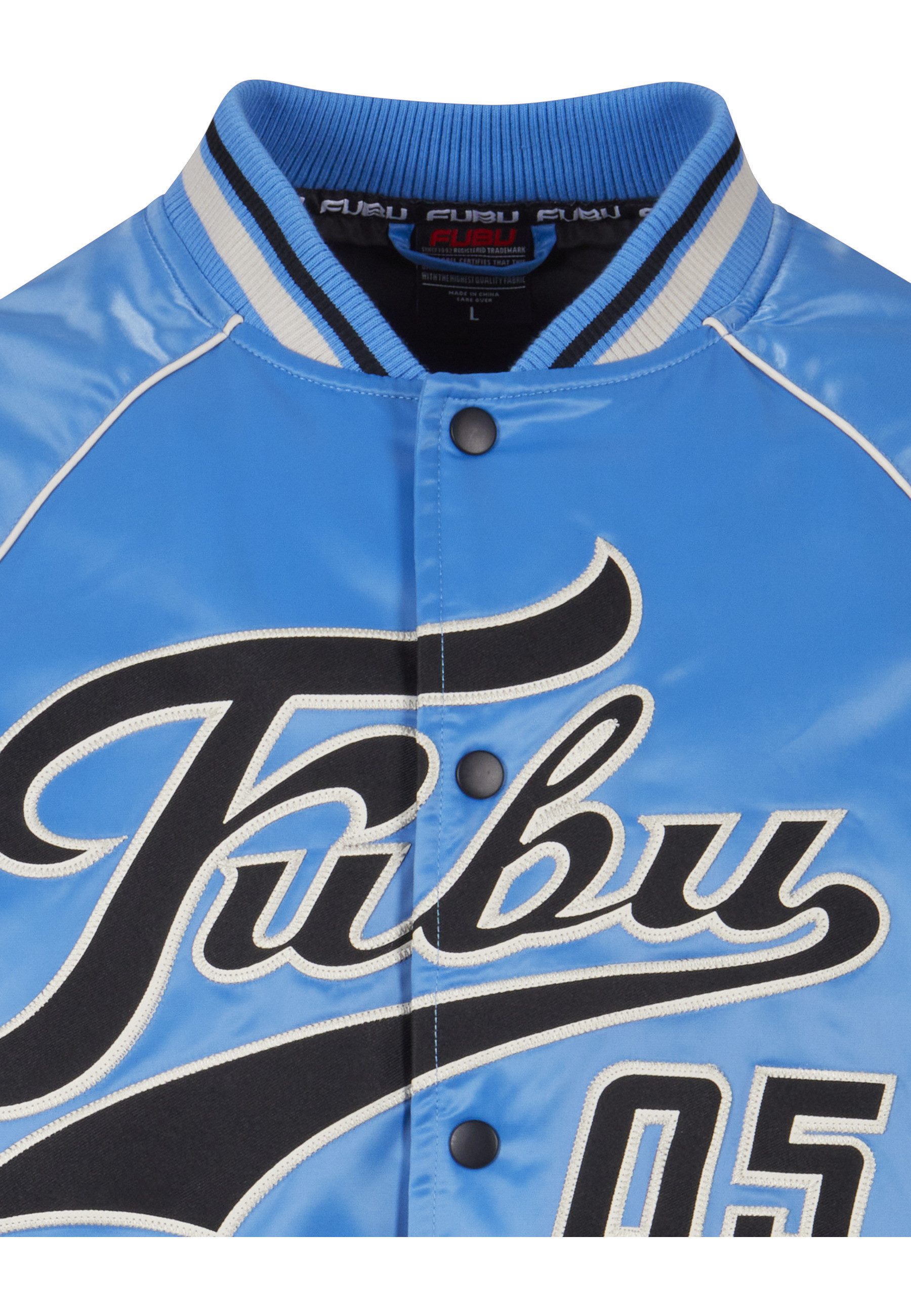 Fubu Bomberjacke Fubu Herren FM241-012-1 Fubu Varsity Satin Raglan Bomber Jacket (1-St)