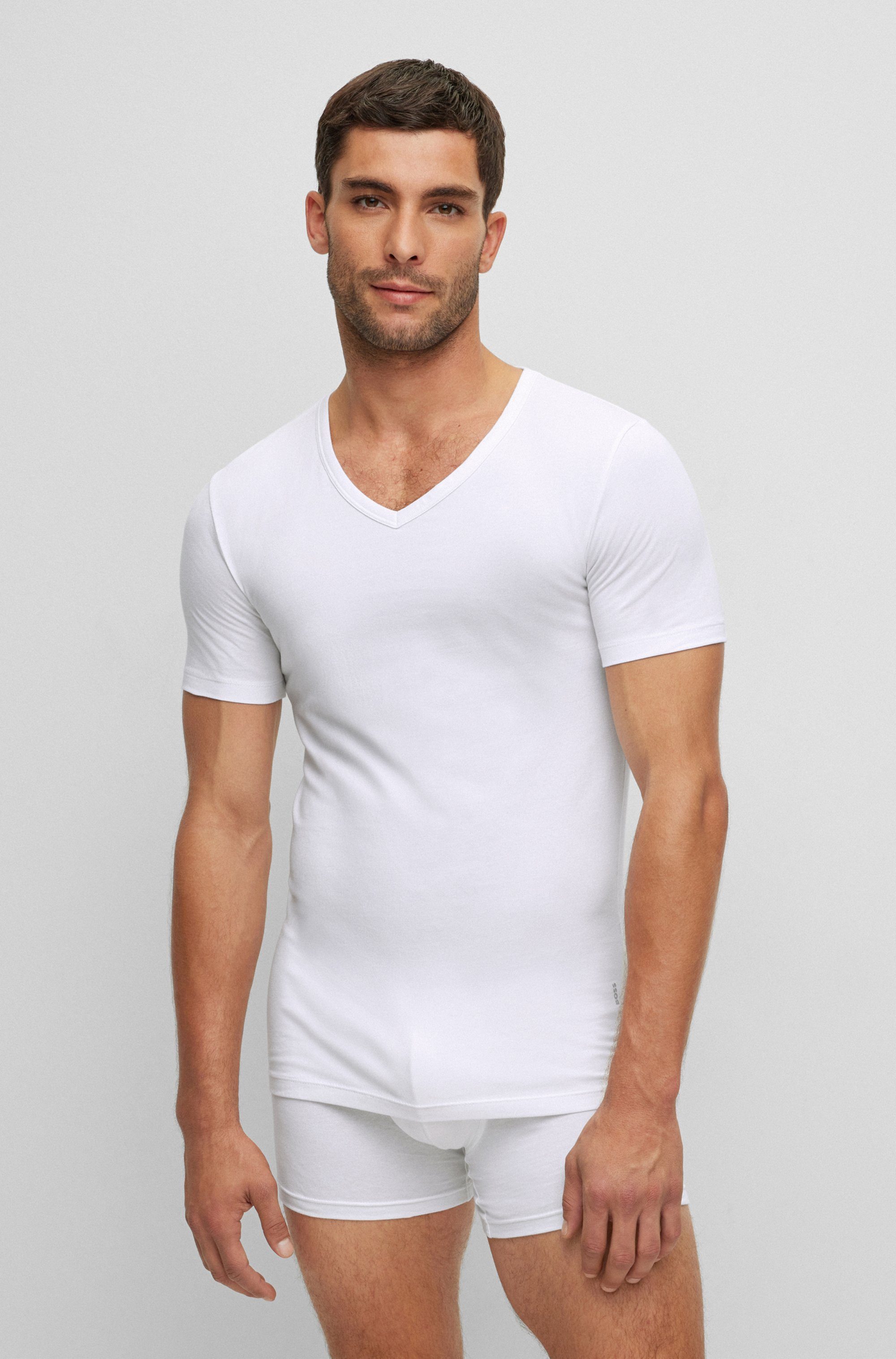 BOSS T-Shirt TSHIRTVN 2P MODERN (Packung, 2-tlg., 2er)