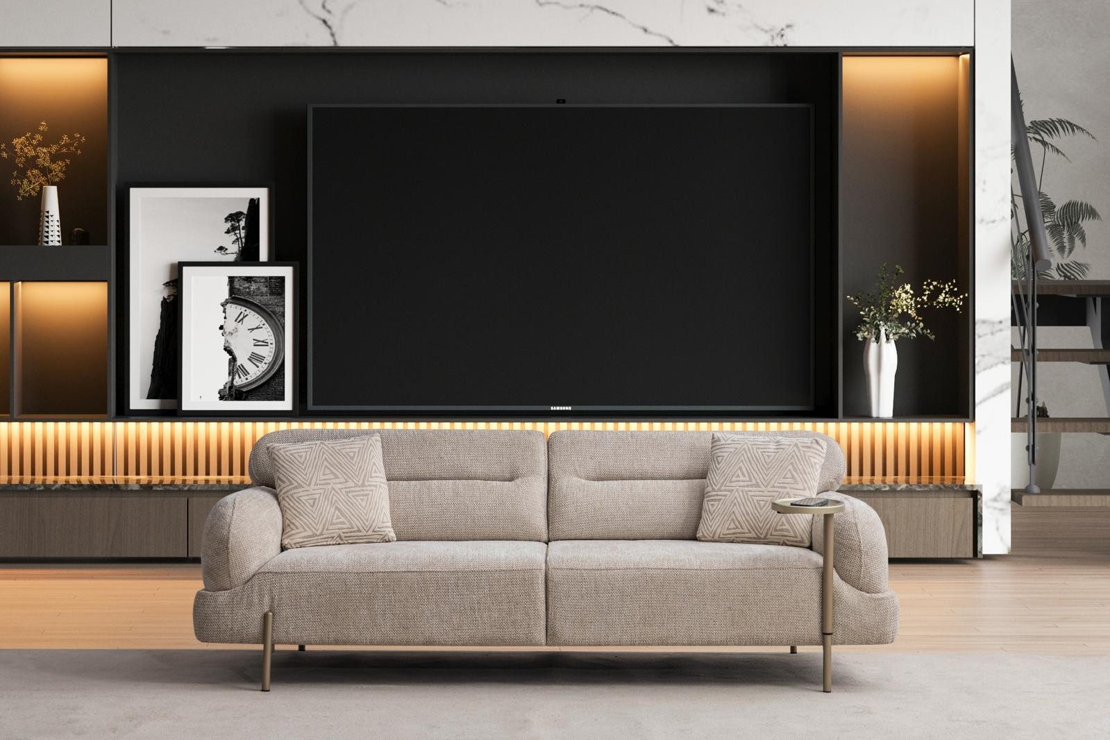Nobelaa Sofa Sitzgruppe/Sofa Set - Wohnzimmergarnitur "Irisia" 3+3+1
