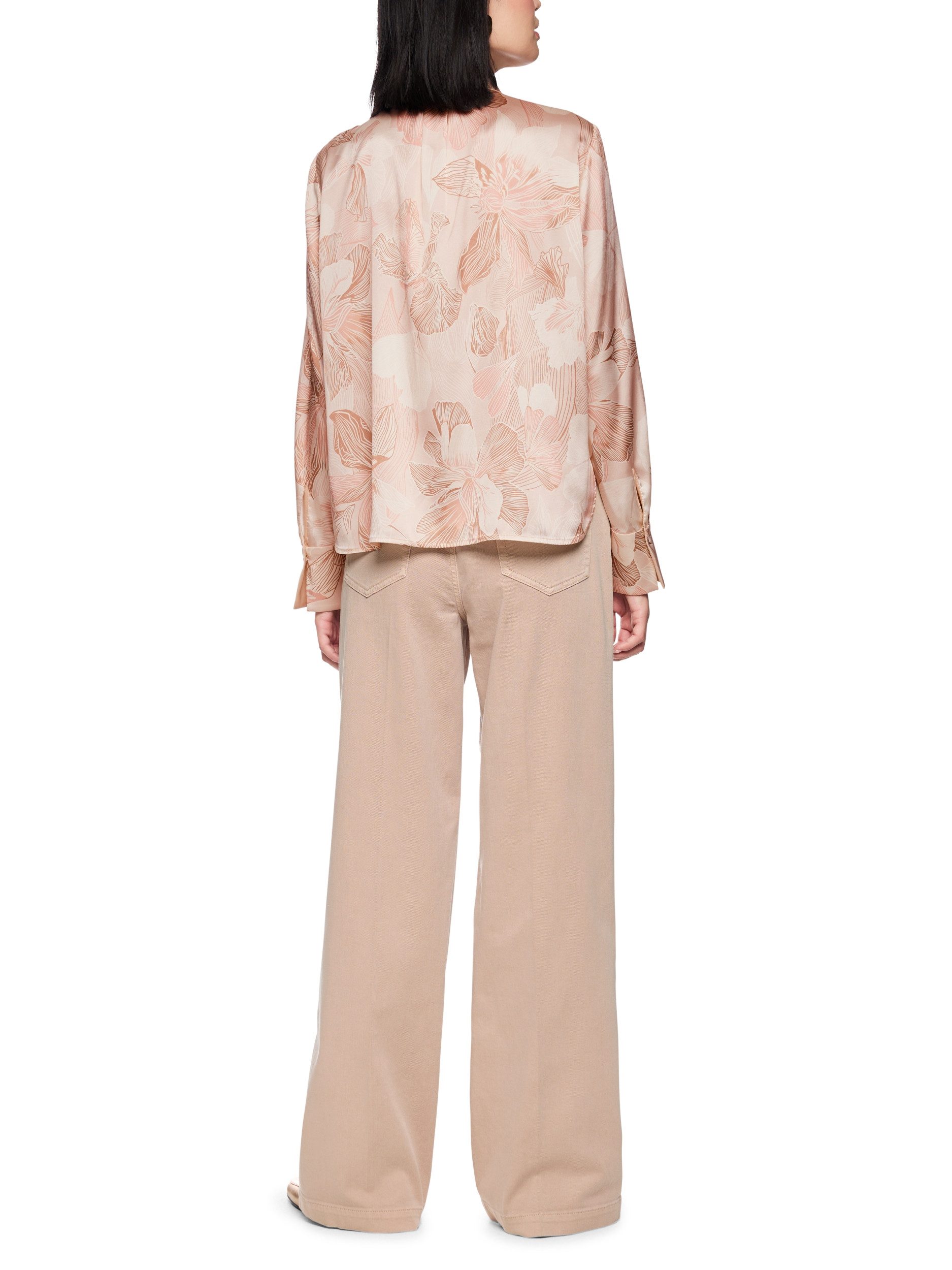 Marc Cain Blusentop Bluse mit Muster - Regular Fit