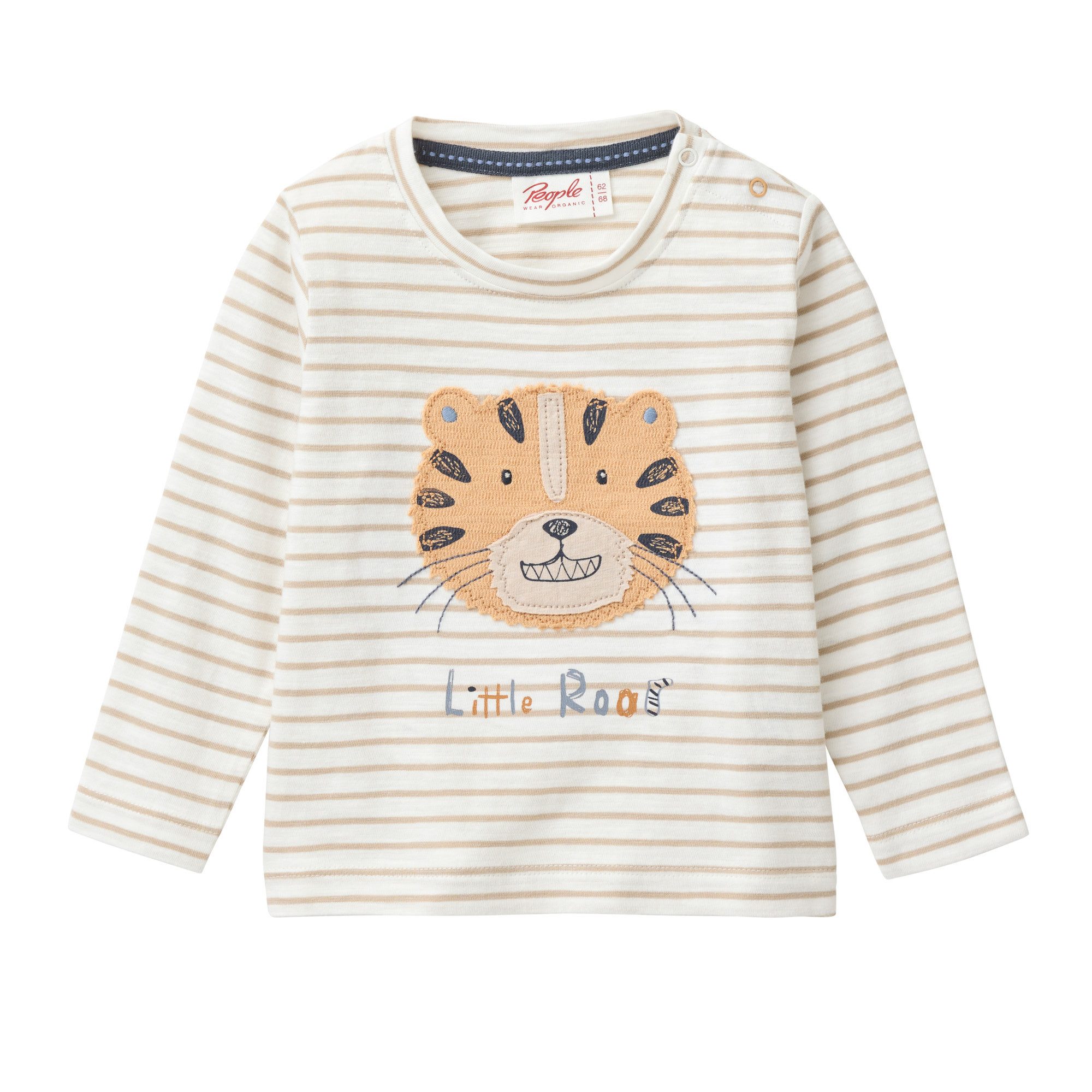 People Wear Organic Langarmshirt mit Motiv GOTS zertifiziert