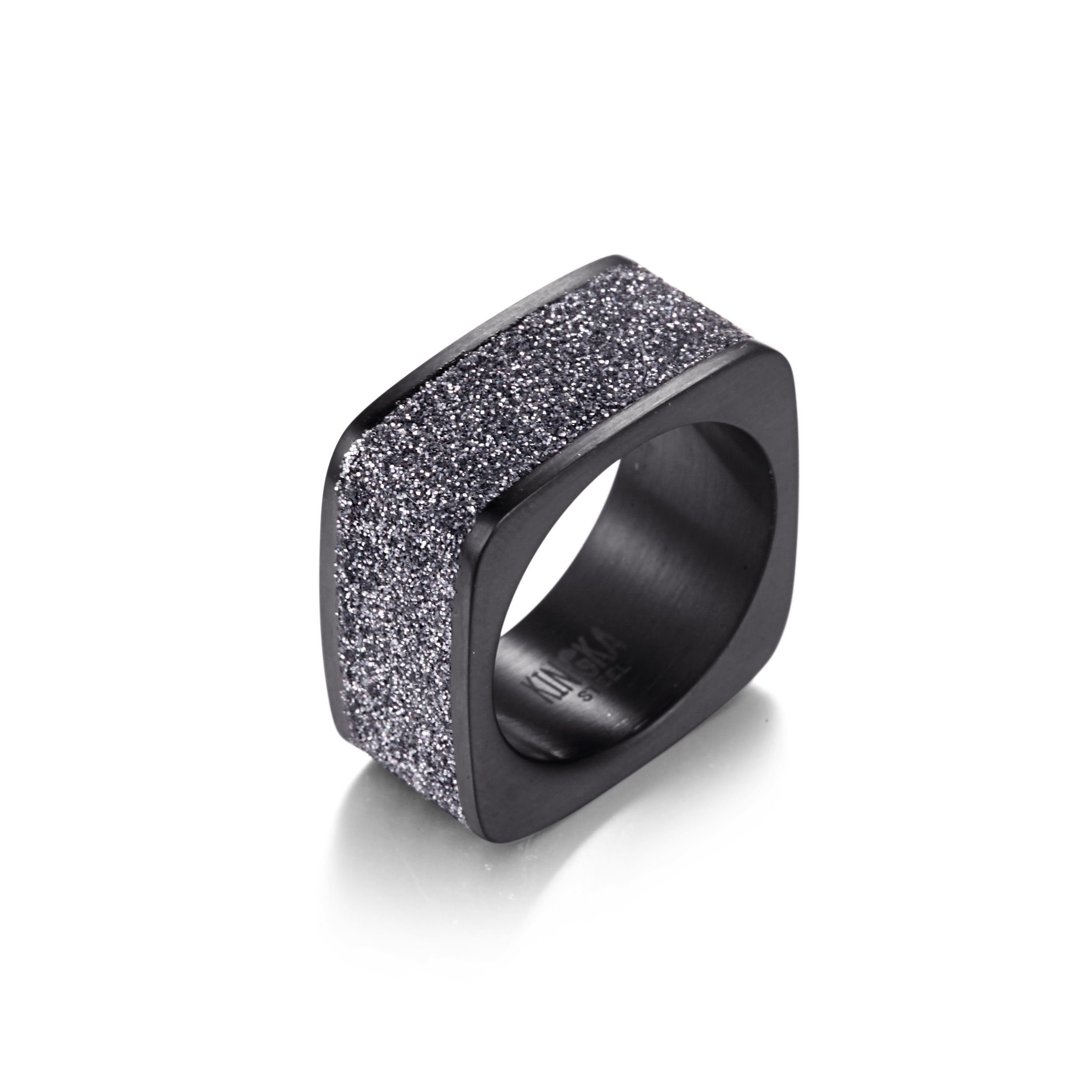 Kingka Fingerring Glamour Stardust Ring "NOIR" günstig online kaufen