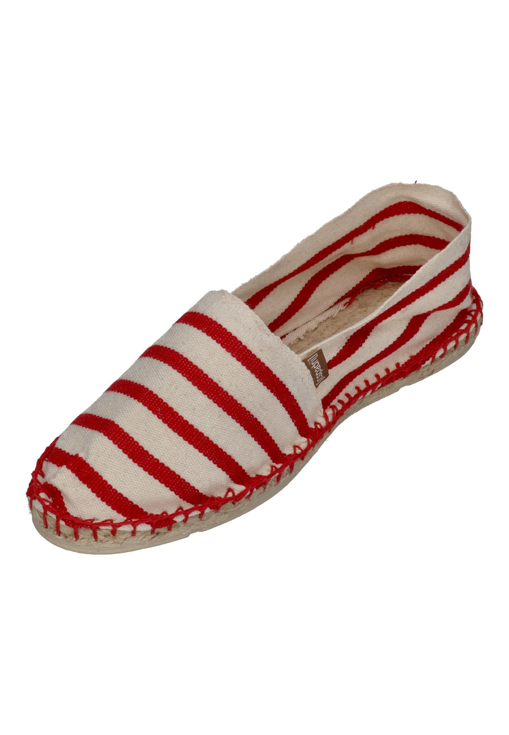 espadrij l´originale CLASSIC 100 Espadrille Ecru Rouge