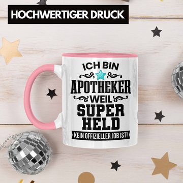 Trendation Tasse Trendation - Apotheker Tasse Geschenk Kaffeetasse Kaffeetasse Bester Apotheker Pharmazeut Arzneikundiger Spruch Lustig