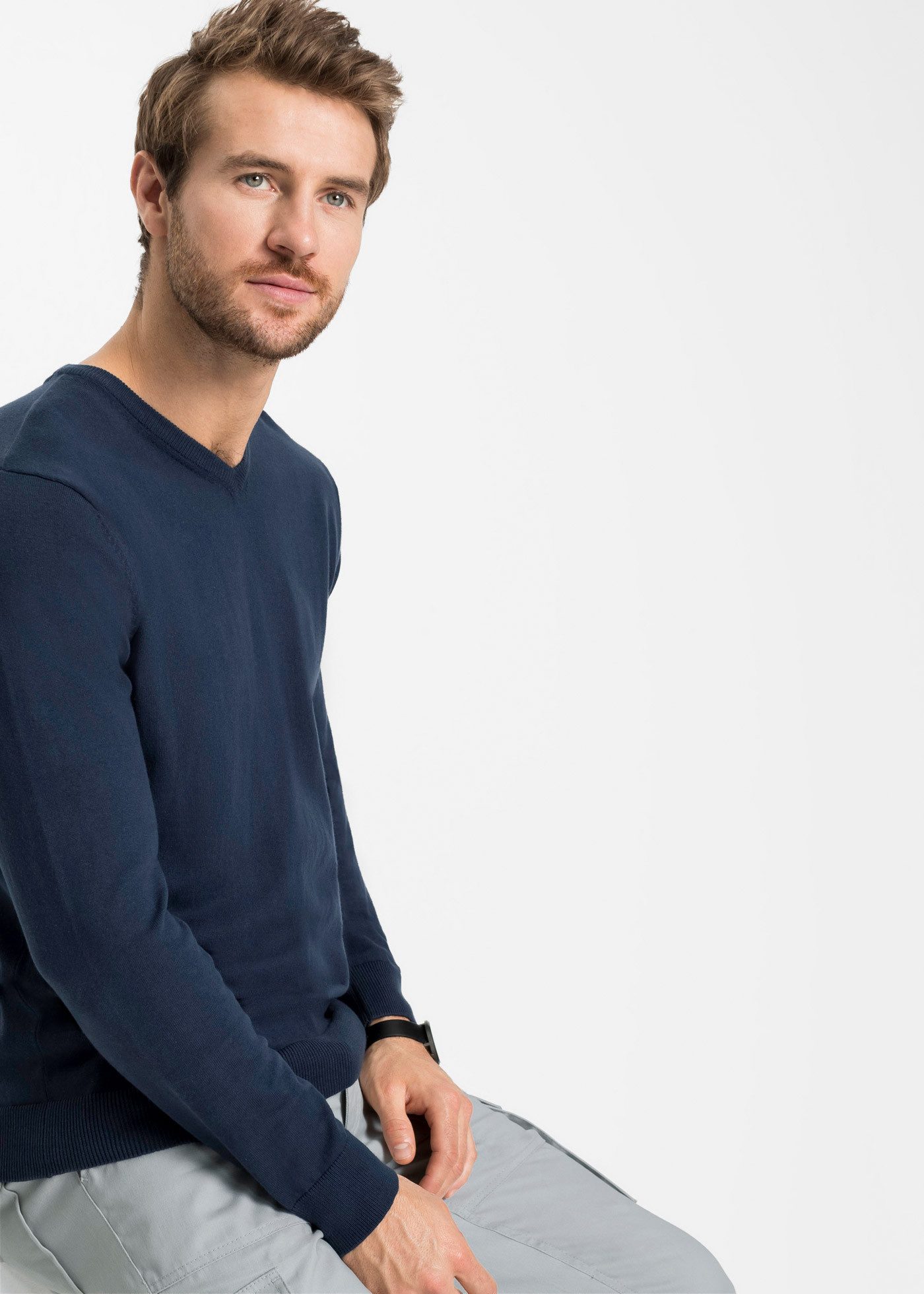 bonprix Strickpullover Feinstrickpullover in Regular Fit günstig online kaufen