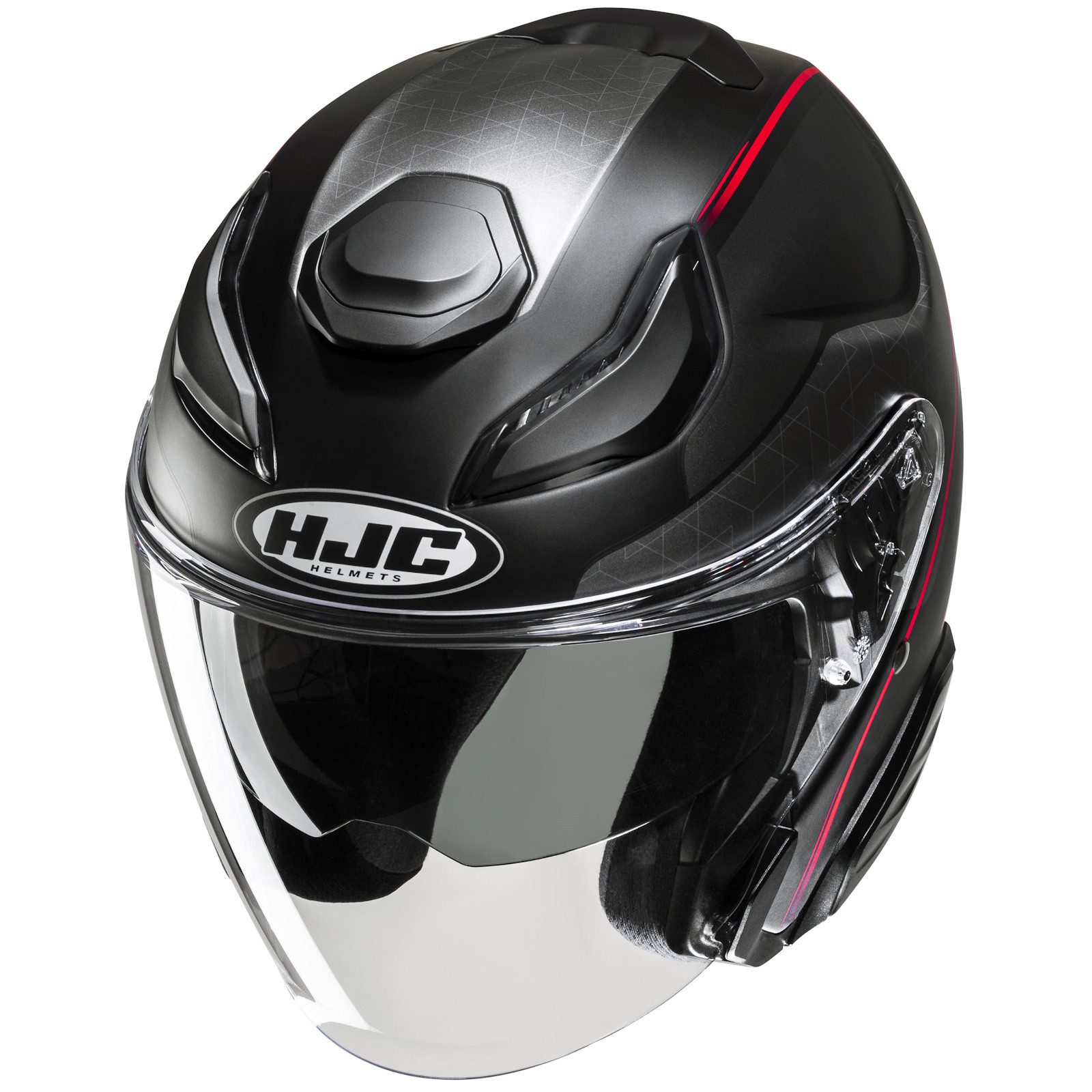 HJC Motorradhelm HJC F31 Ludi MC1SF Jethelm (1er Set), jethelm für motorrad