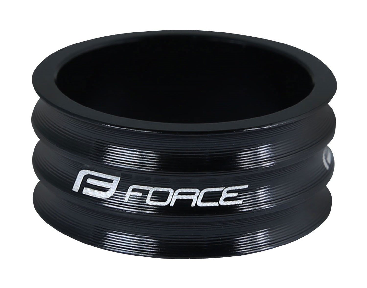 Lenkervorbau spacer headset FORCE 1 1/8" AHEAD 15 mm Al. black