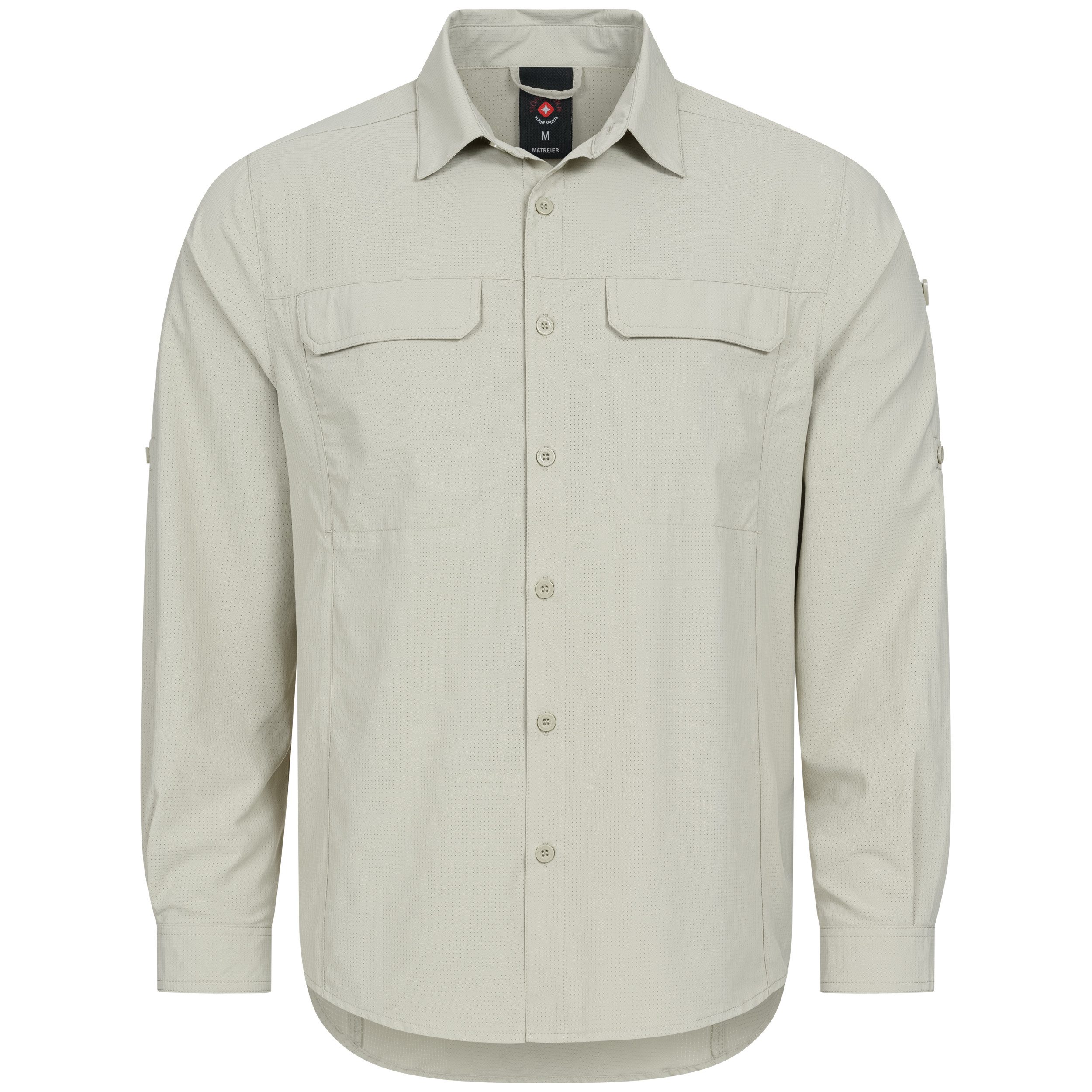 Höhenhorn Funktionshemd Matreier Herren Hemd Langarm Funktionshemd Atmungsaktiv für Männer Button-Down-Hemd, Outdoor, Angelhemd – Bild 2 von 5