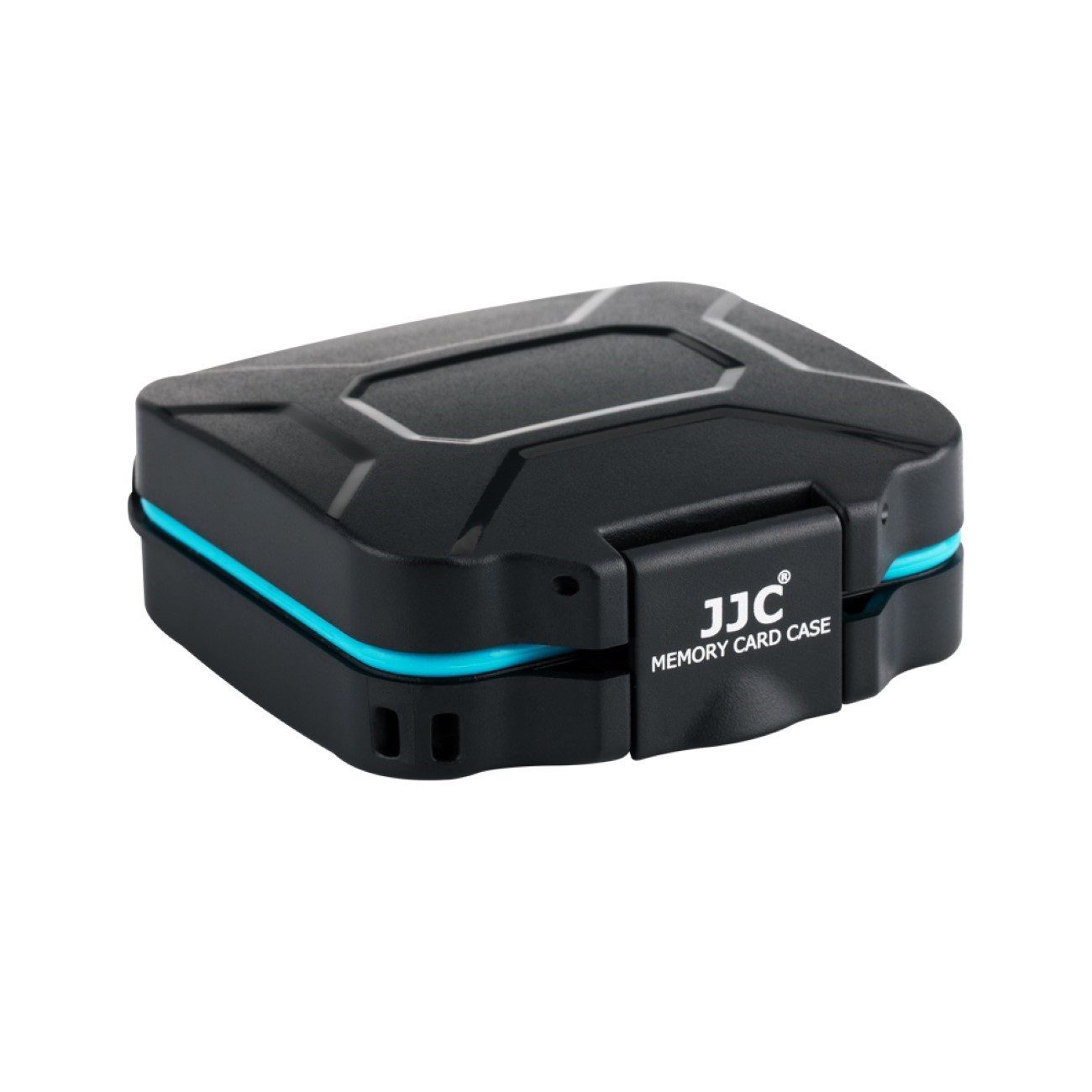 JJC Speicherkarten Case Gummierte Innenausstattung Wasserdicht 4x(Micro)SD Speicherkarte