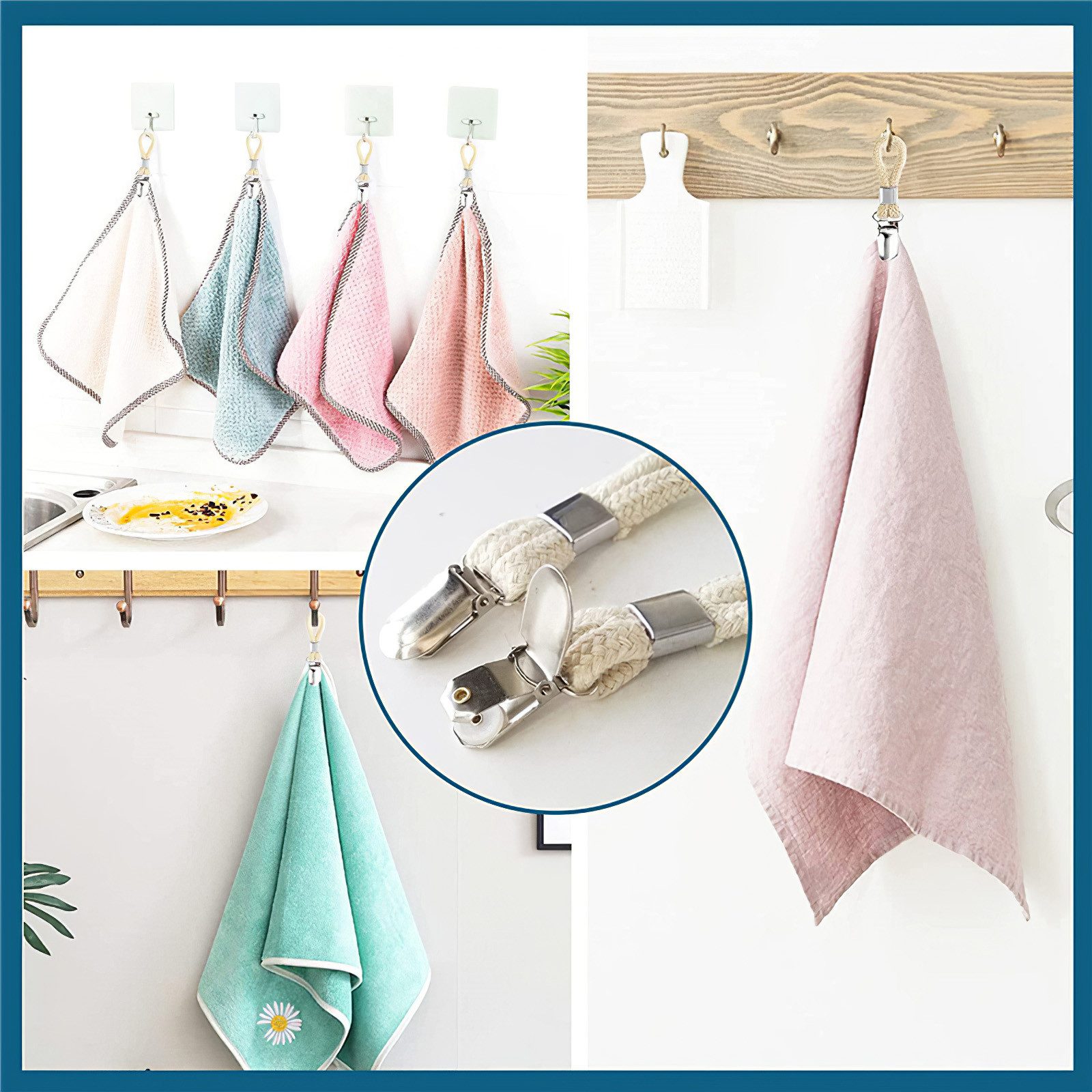 BlingBin Handtuchhaken 10 Stück Handtuch Clips günstig online kaufen