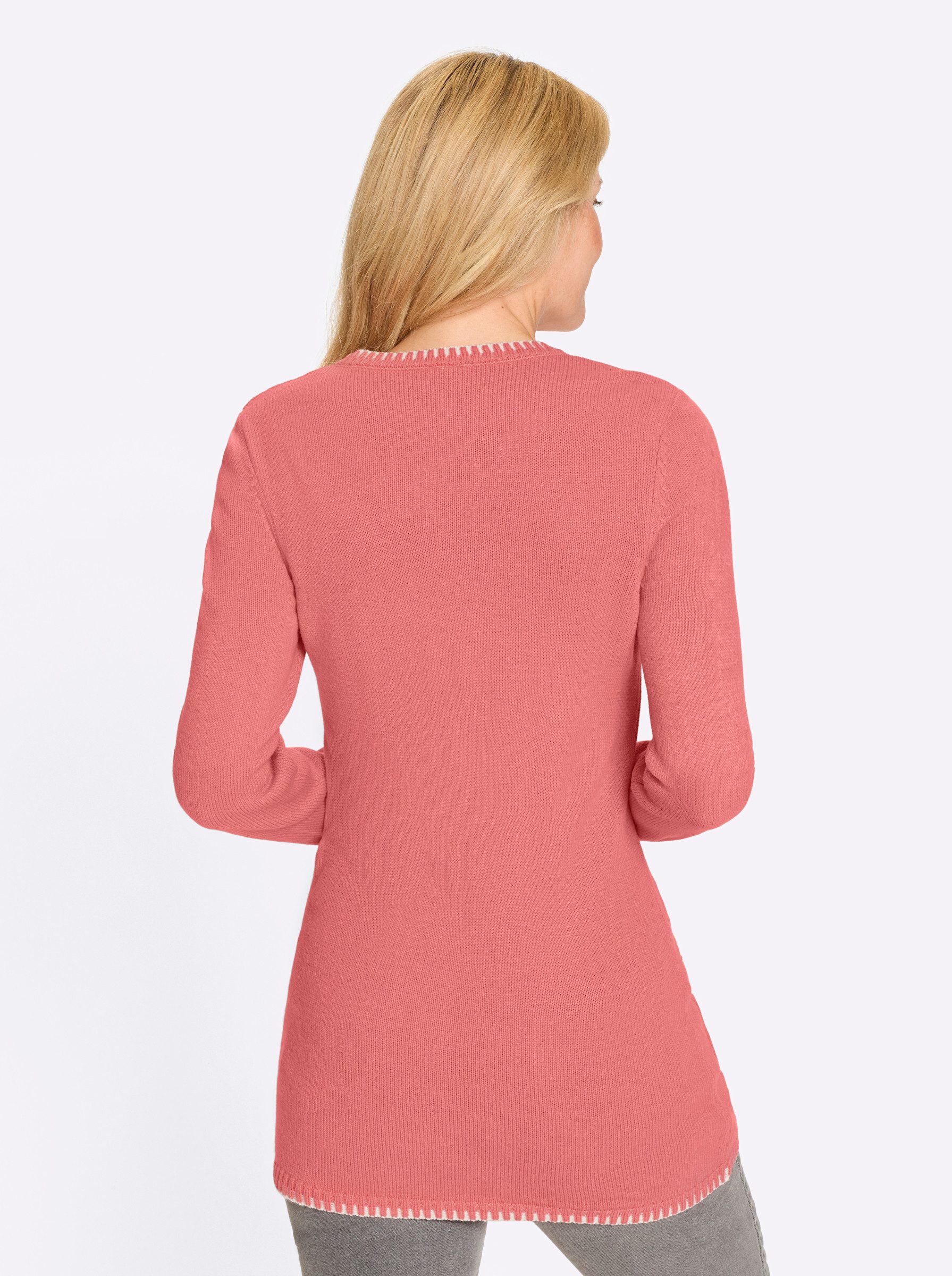 Sieh an! Strickpullover Longpullover . günstig online kaufen