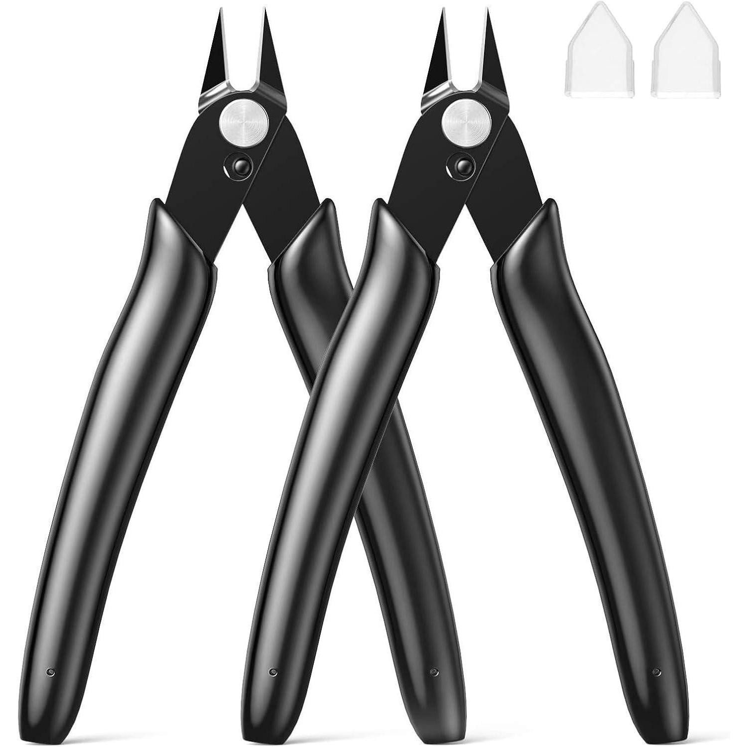 LuxusKollektion Seitenschneider Seitenschneider Mini Präzisions 2er Set Schwarz