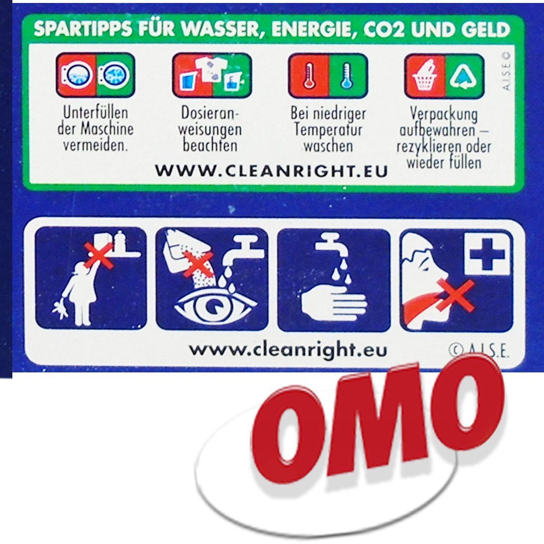 OMO Vollwaschmittel 200 Waschmittel 200 2x Wäschen) für WL Voll XXXL7kg kg Rein bis =14 (2-St. für Waschpulver Unilever
