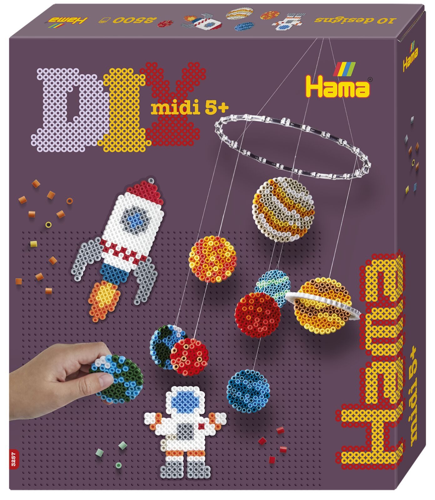 Hama Perlen Bügelperlen Hama Geschenkpackung Weltraum Midi-Bügelperlen