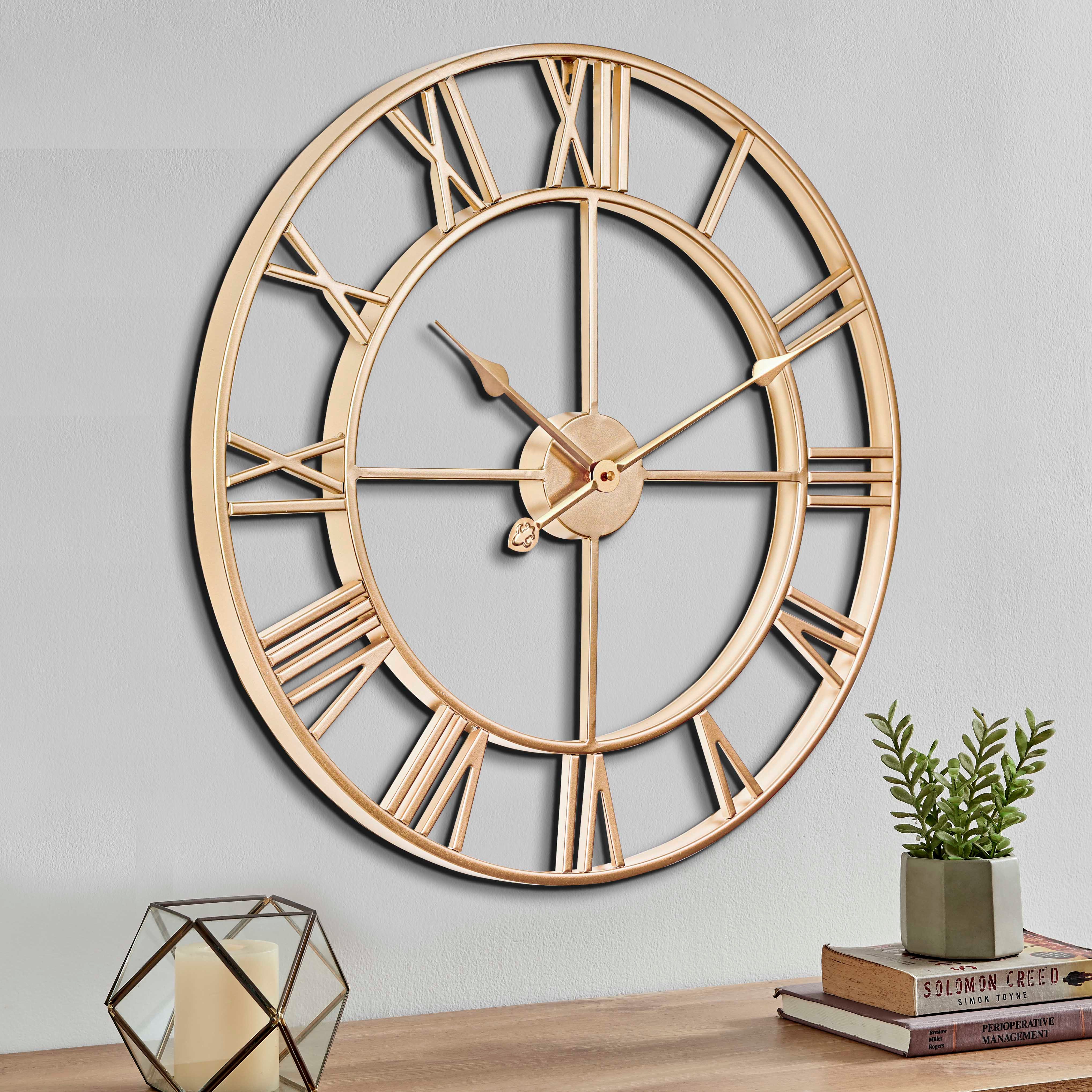 Samilito Wanduhr im Vintage-Stil Rund mit günstig online kaufen