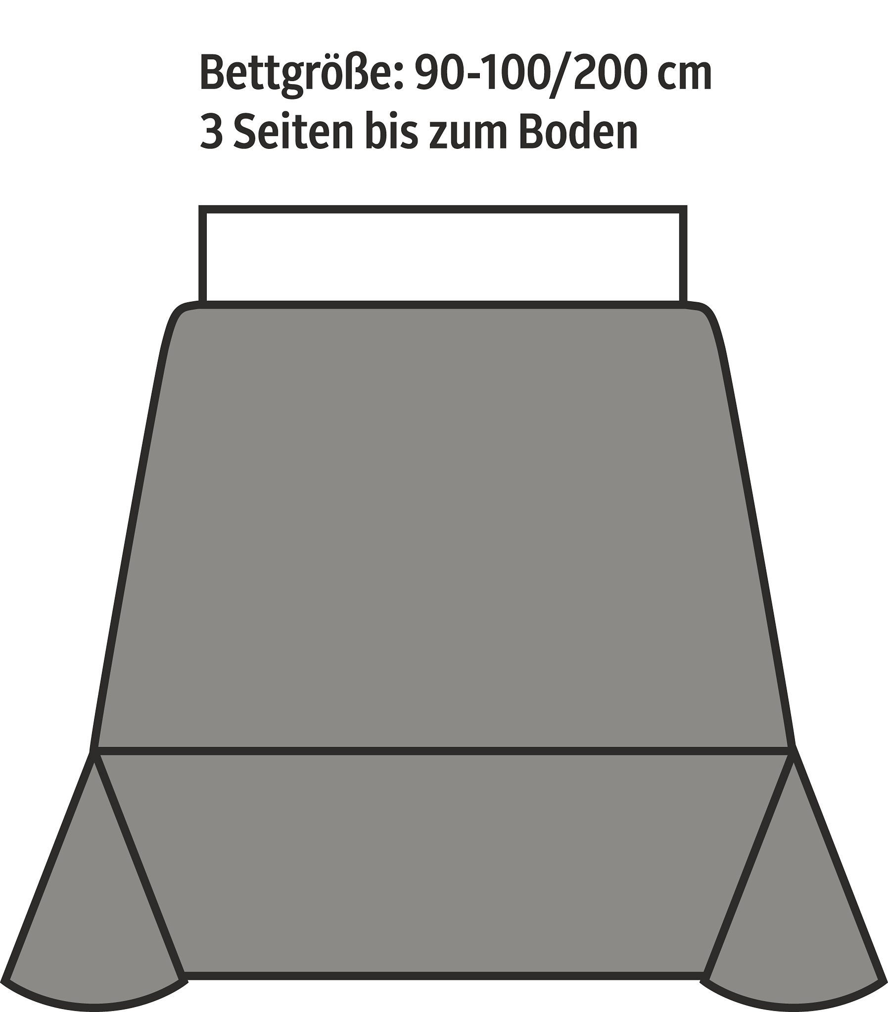 OTTO home Tagesdecke Mira, leichte Tagesdecke aus 100% Baumwolle, uni Überwurf, ohne Füllung – Bild 5 von 5