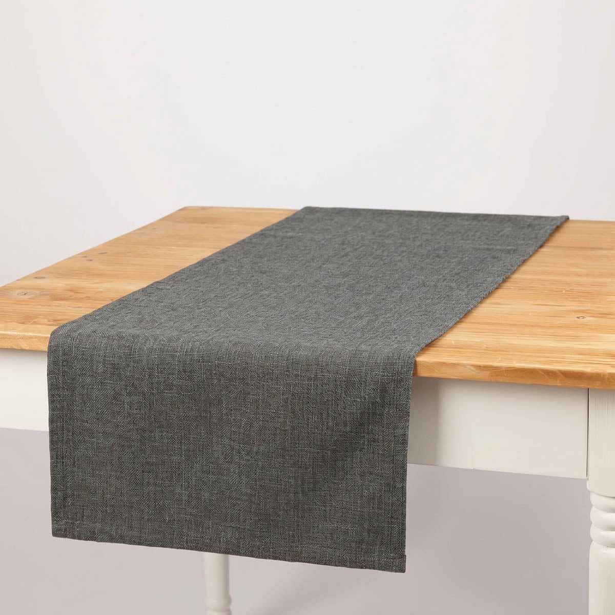 SCHÖNER LEBEN. Tischläufer Outdoor Tischläufer braun türkis meliert 40x160 wetterfest, handmade