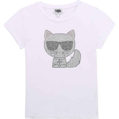 KARL LAGERFELD T-Shirt »Karl Lagerfeld T-Shirt Katze Choupette Strasssteine«