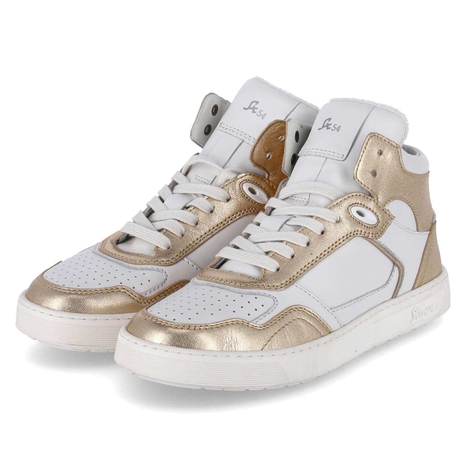SIOUX Maite x Sioux-Sneaker, Farbauswahl: Weiß/Gold Sneaker