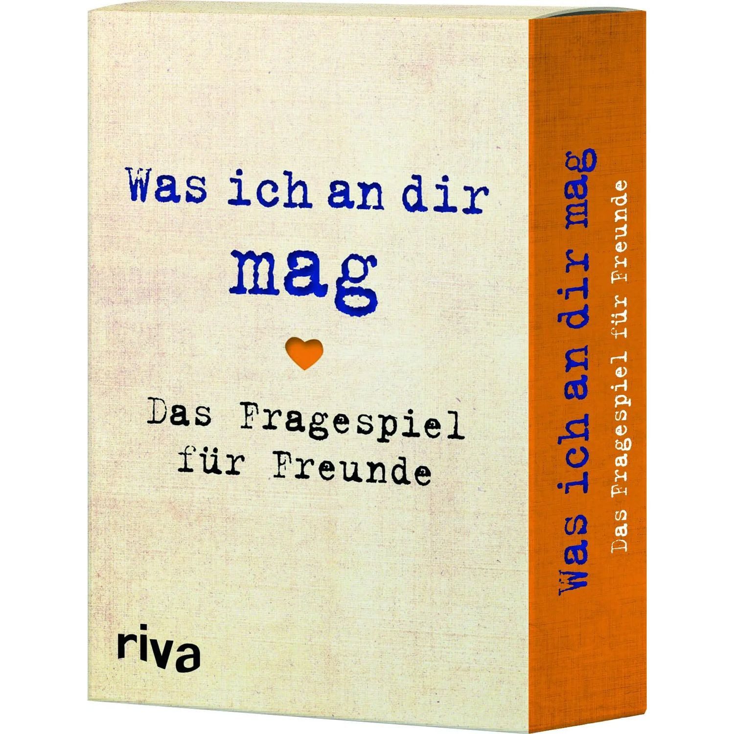 Riva Spiel Was ich an dir mag - Das Fragespiel für Freunde