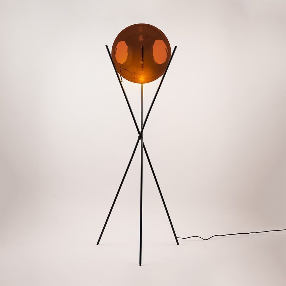 s.luce Stehlampe Dreibeinleuchte Orb 40cm Glaskugel günstig online kaufen