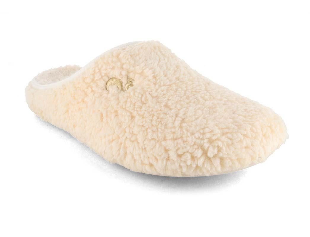 Eco Teddy Damen Pantoffeln Hausschuh