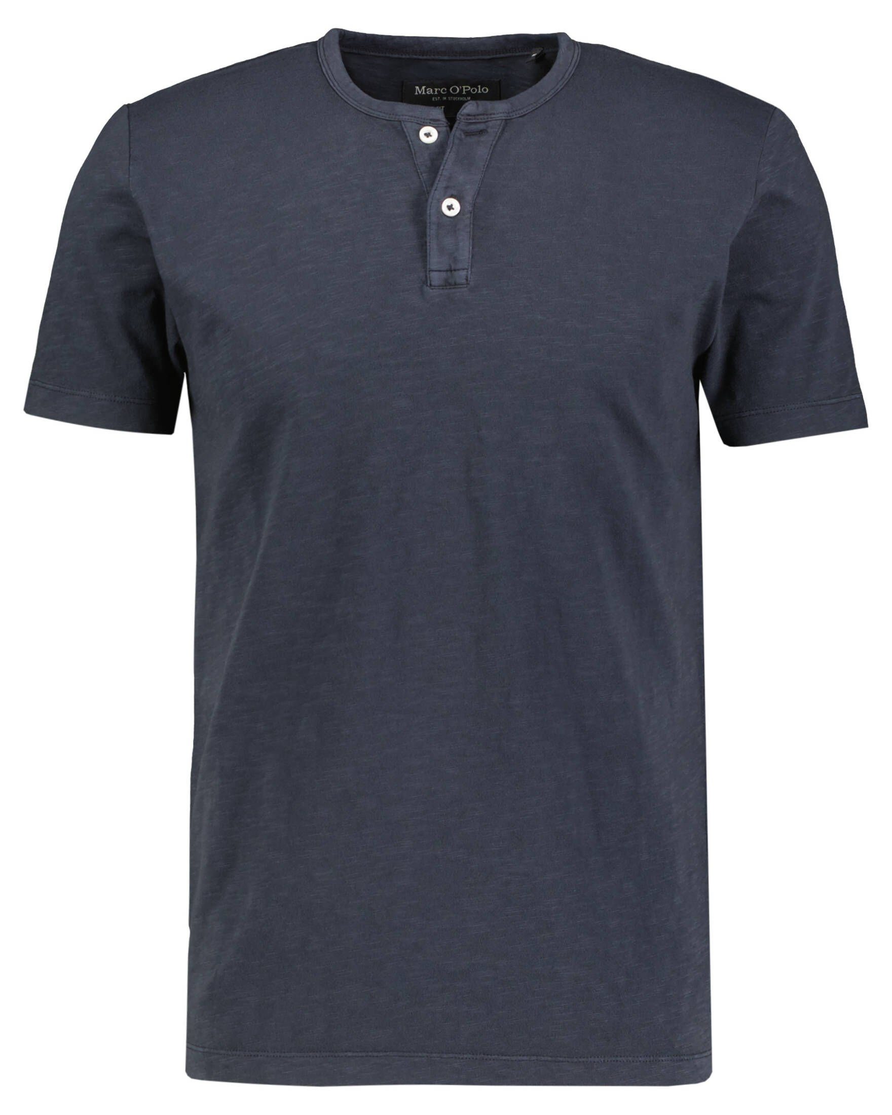 Marc O'Polo marine HENLEY Herren (1-tlg) T-Shirt (52) T-Shirt