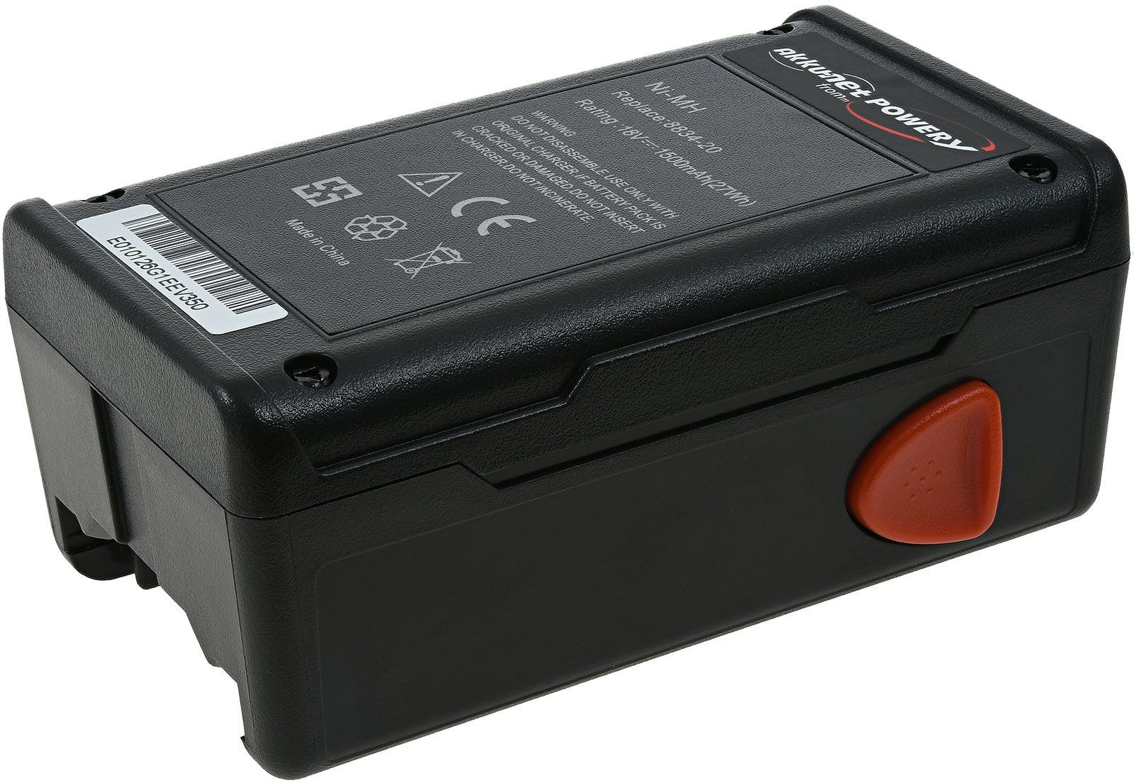 Powery Akku für Elektro-Trimmer Akku 1500 mAh (18 V)