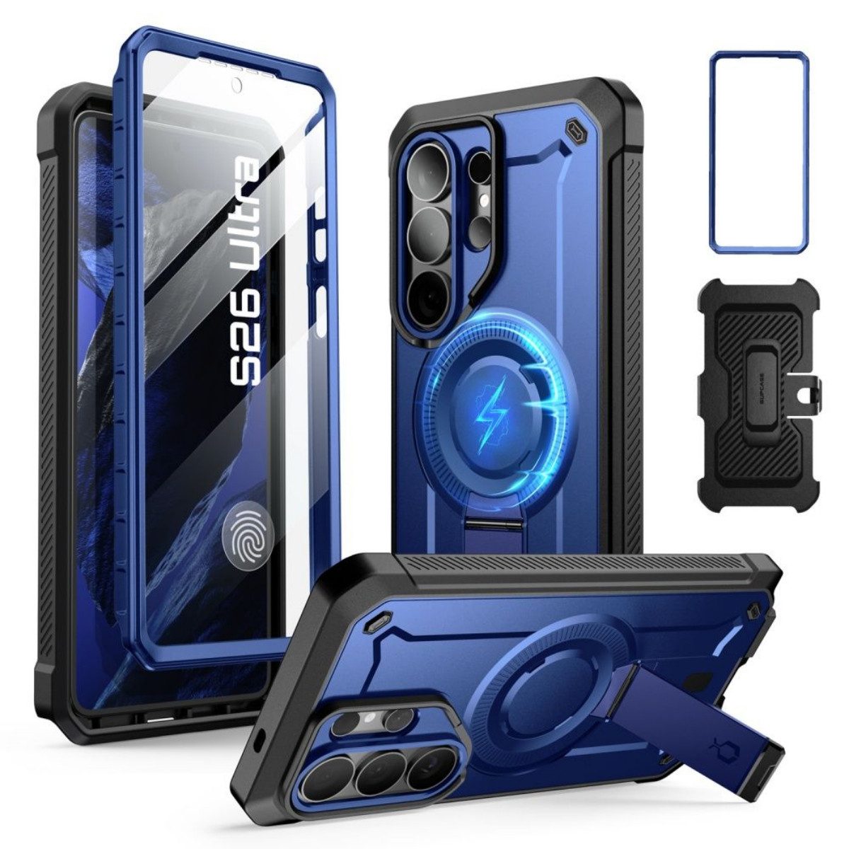 Supcase Schutz-Set Unicorn Beetle Pro Mag Hülle + Schutzglas für Samsung Galaxy S26 Ultra 6,9 Zoll, Mit Gürtelclip für sicheren und schnellen Zugriff unterwegs