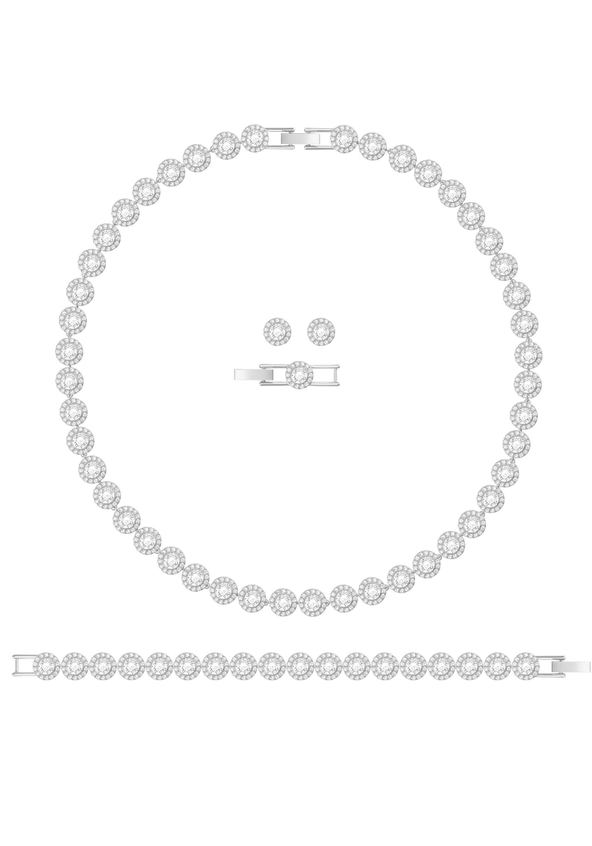 Swarovski Schmuckset Una Angelic (Set, 4-tlg), mit Swarovski® Kristallen günstig online kaufen